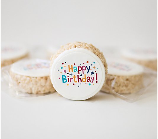 Creative Crispies 6-Piece Birthday Message Treats