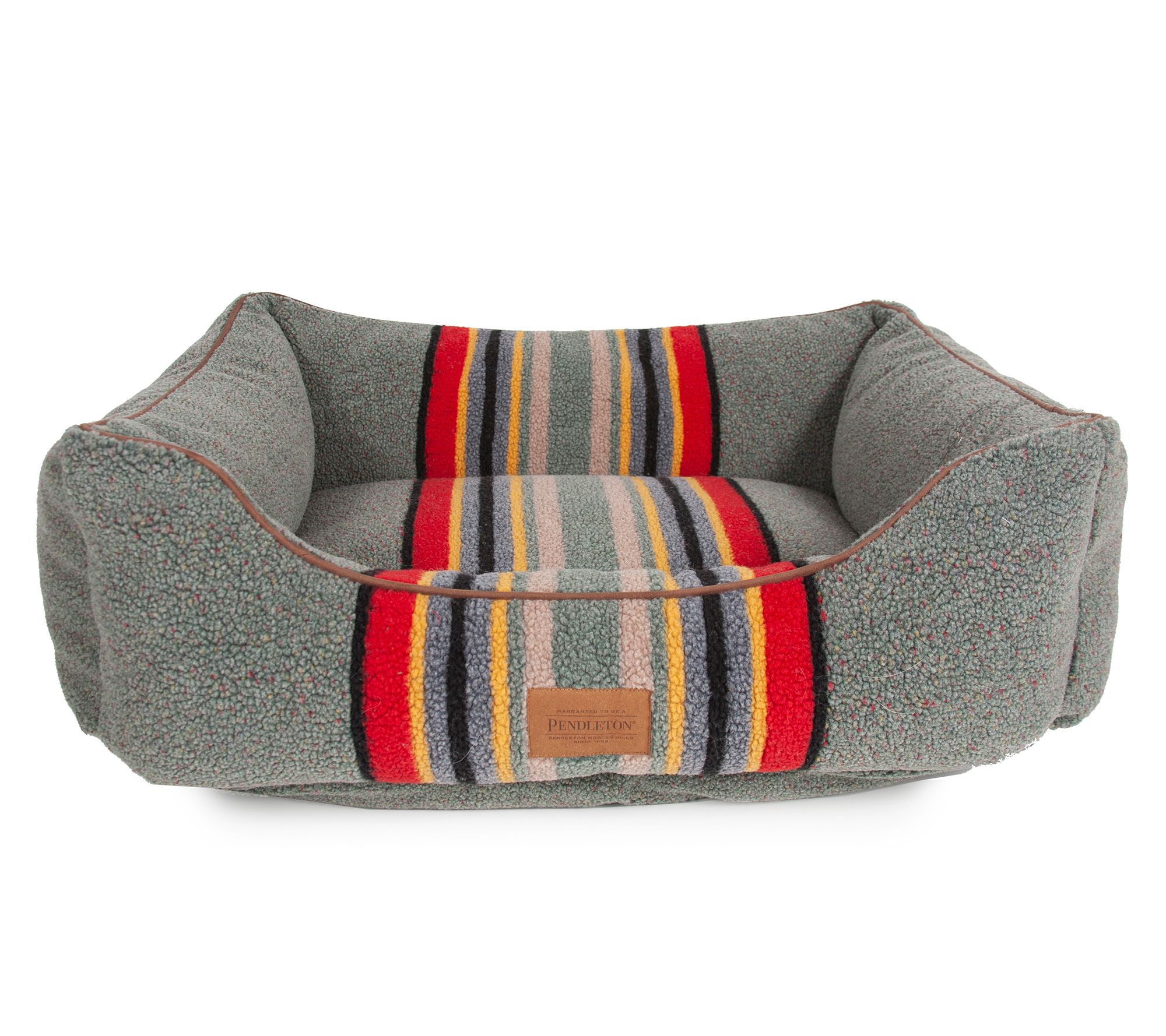 Pendleton Medium Vintage Camp Kuddler Dog Bed QVC