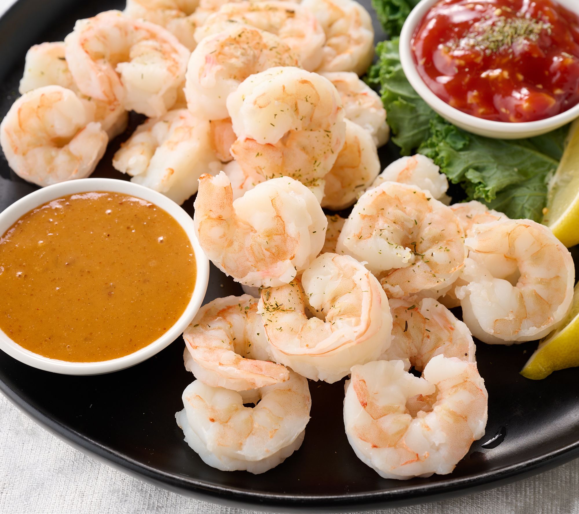 Egg Harbor (2)1-lb Bags Domestic Peeled Tail-Off Jumbo Gulf Shrimp