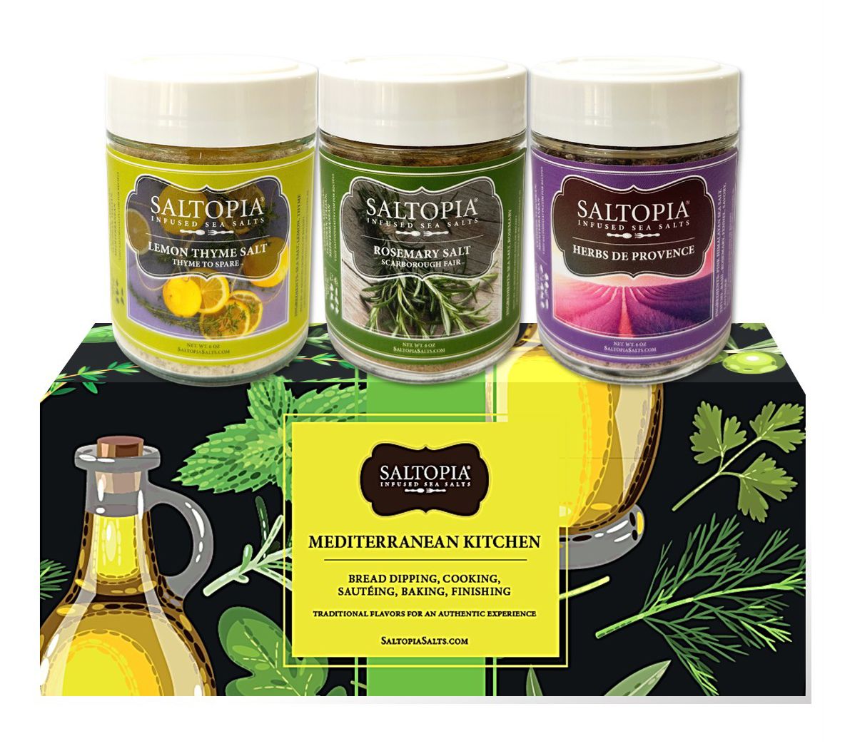 Mediterranean Kitchen Seasonings Gift Set
