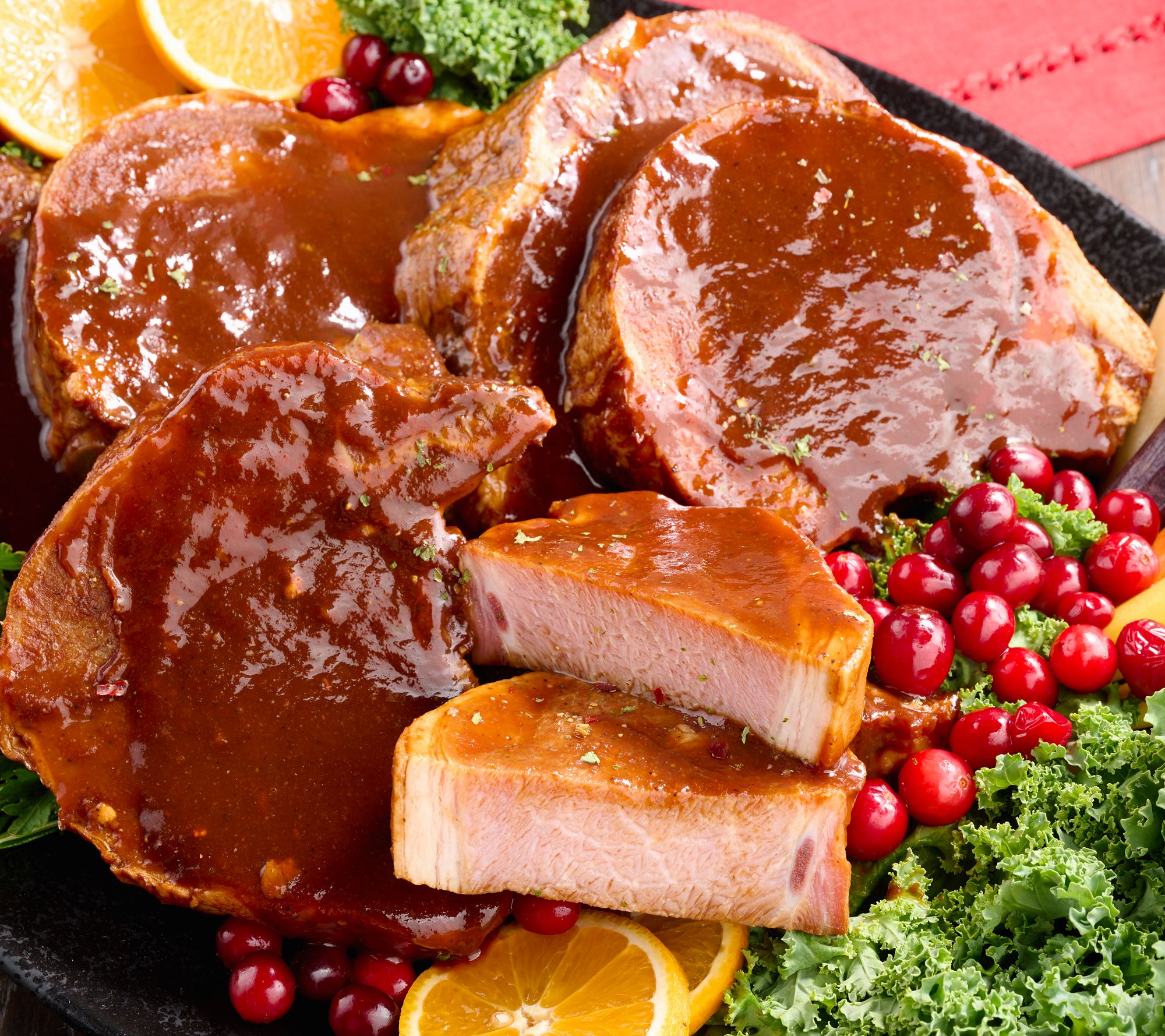 Corky's BBQ 12-ct Fully Cooked Bone-In BBQ Pork Chops