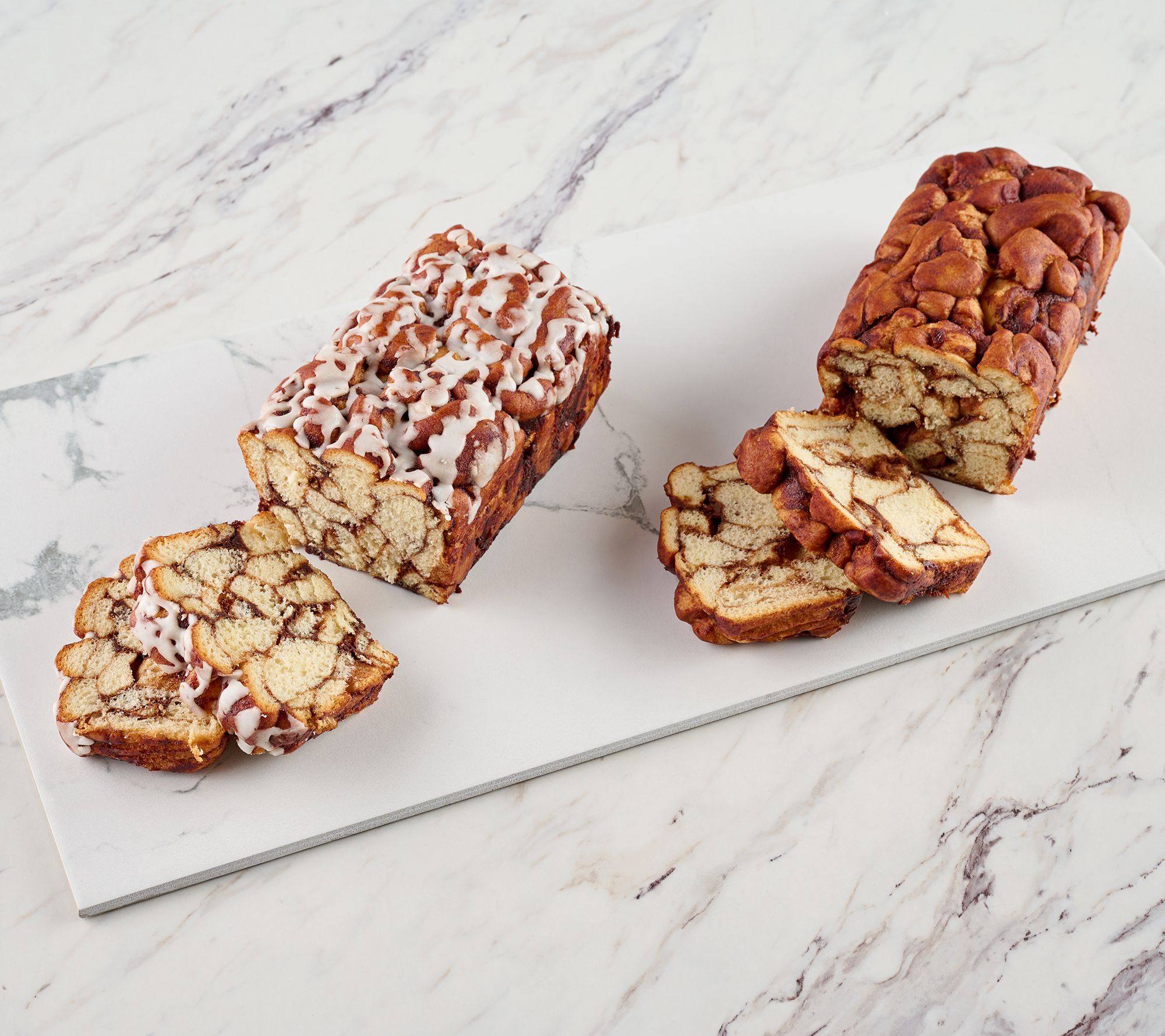 Sweet Paradise (2) 20 oz Gourmet Cinnamon Swirl Bread Loaves