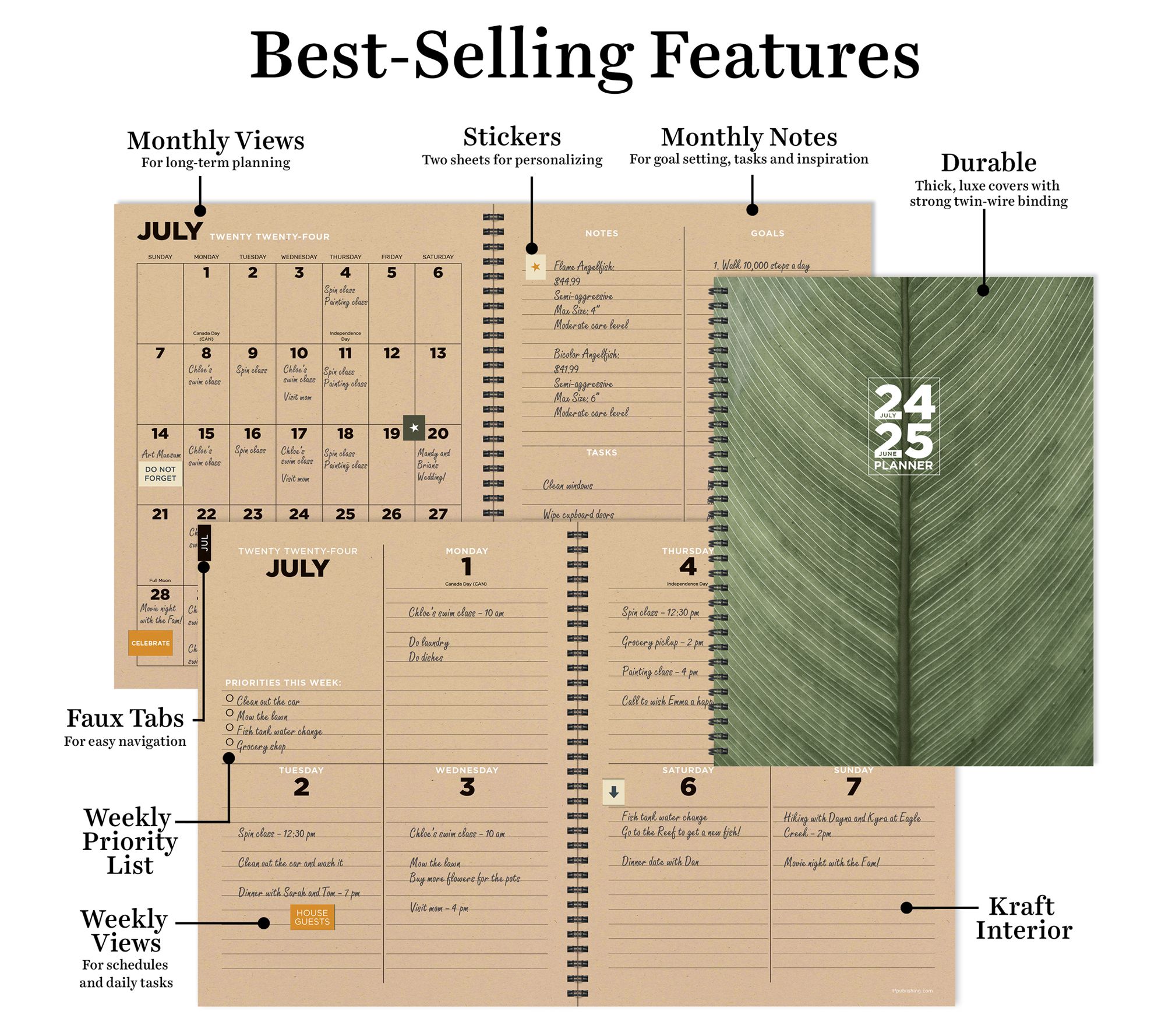 TF Publishing July 2024June 2025 Large Planner Elements