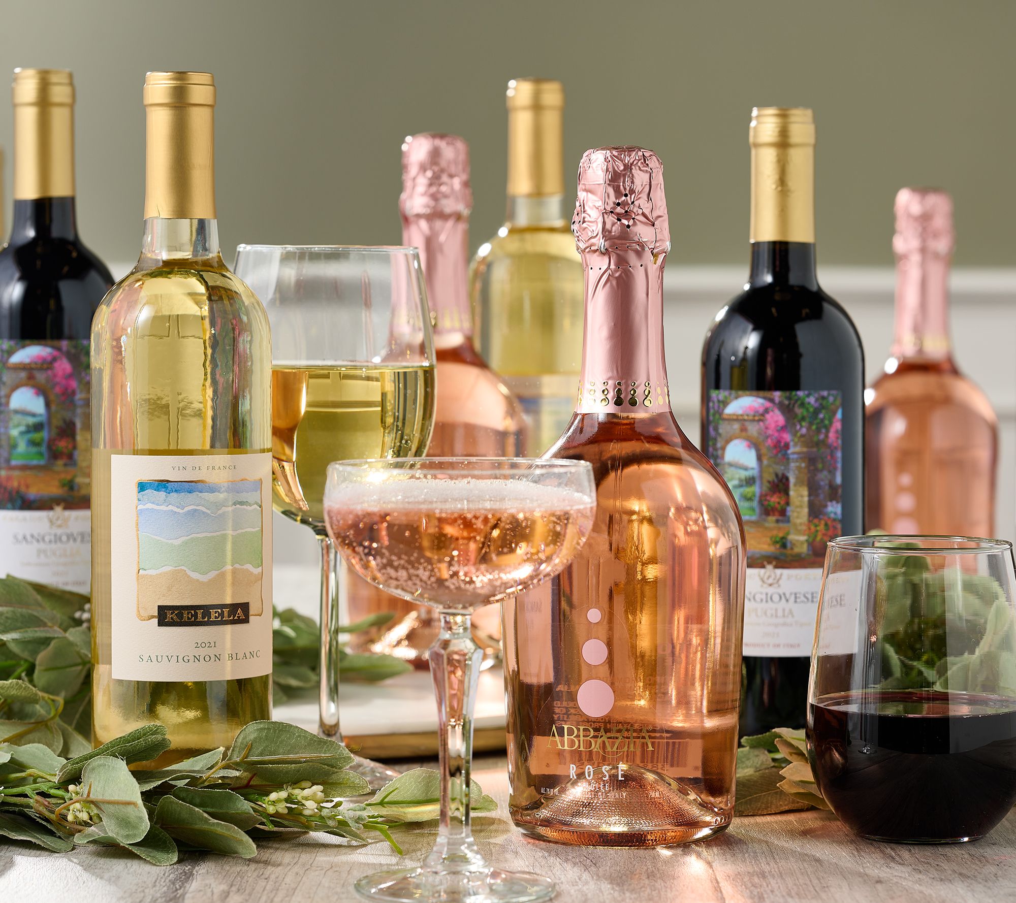 Martha Stewart (12)750 ml Btls Martha's Holiday Wine Favorites