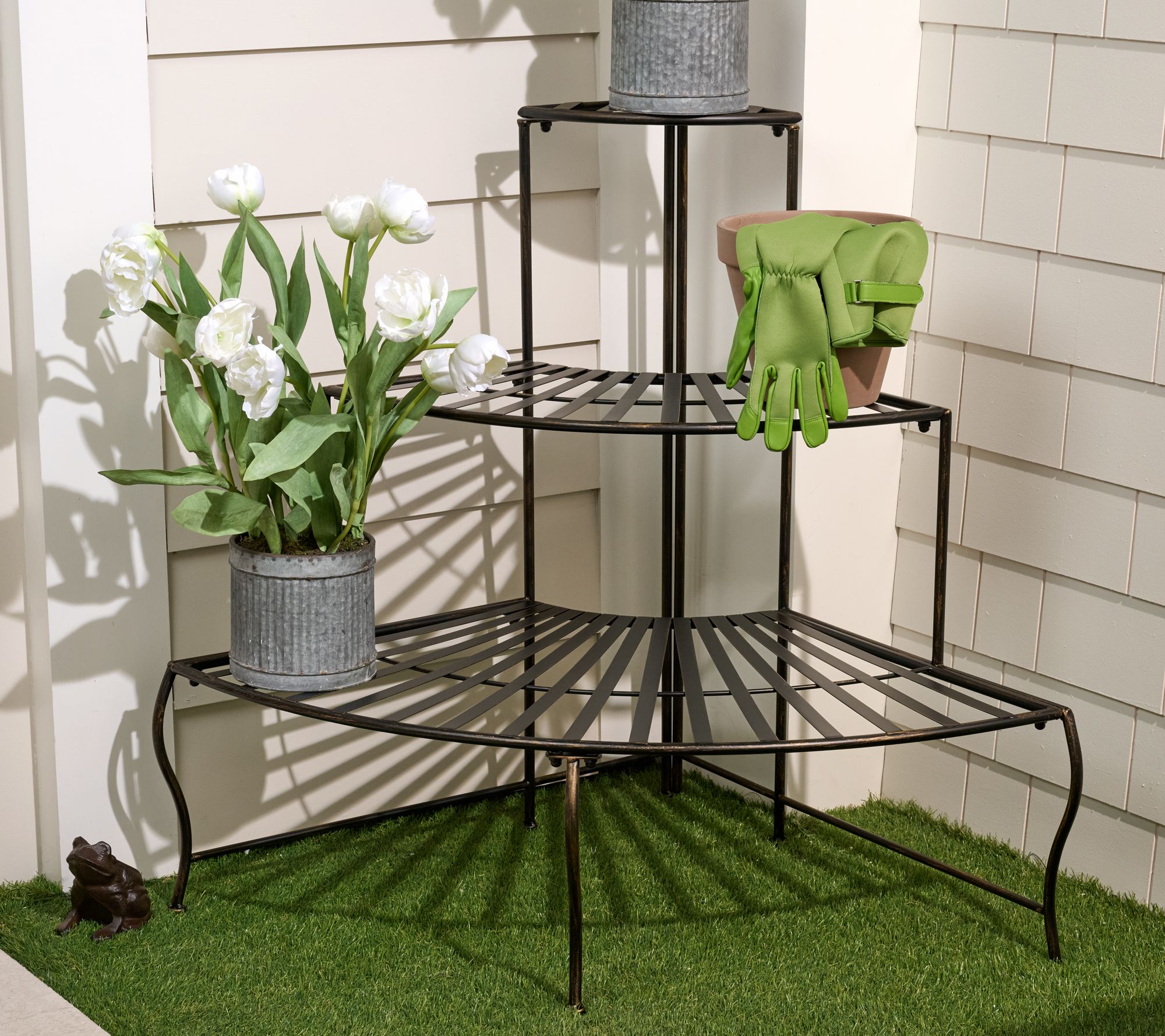 Martha Stewart 3-Tier Iron Plant Stand