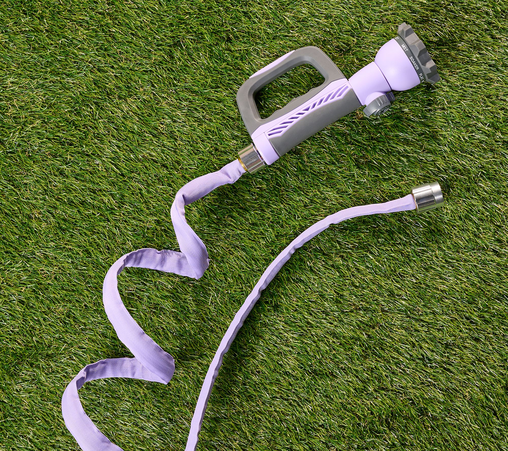 Bernini 40' Expanding Fabric Garden Hose with Easy Grip Nozzle