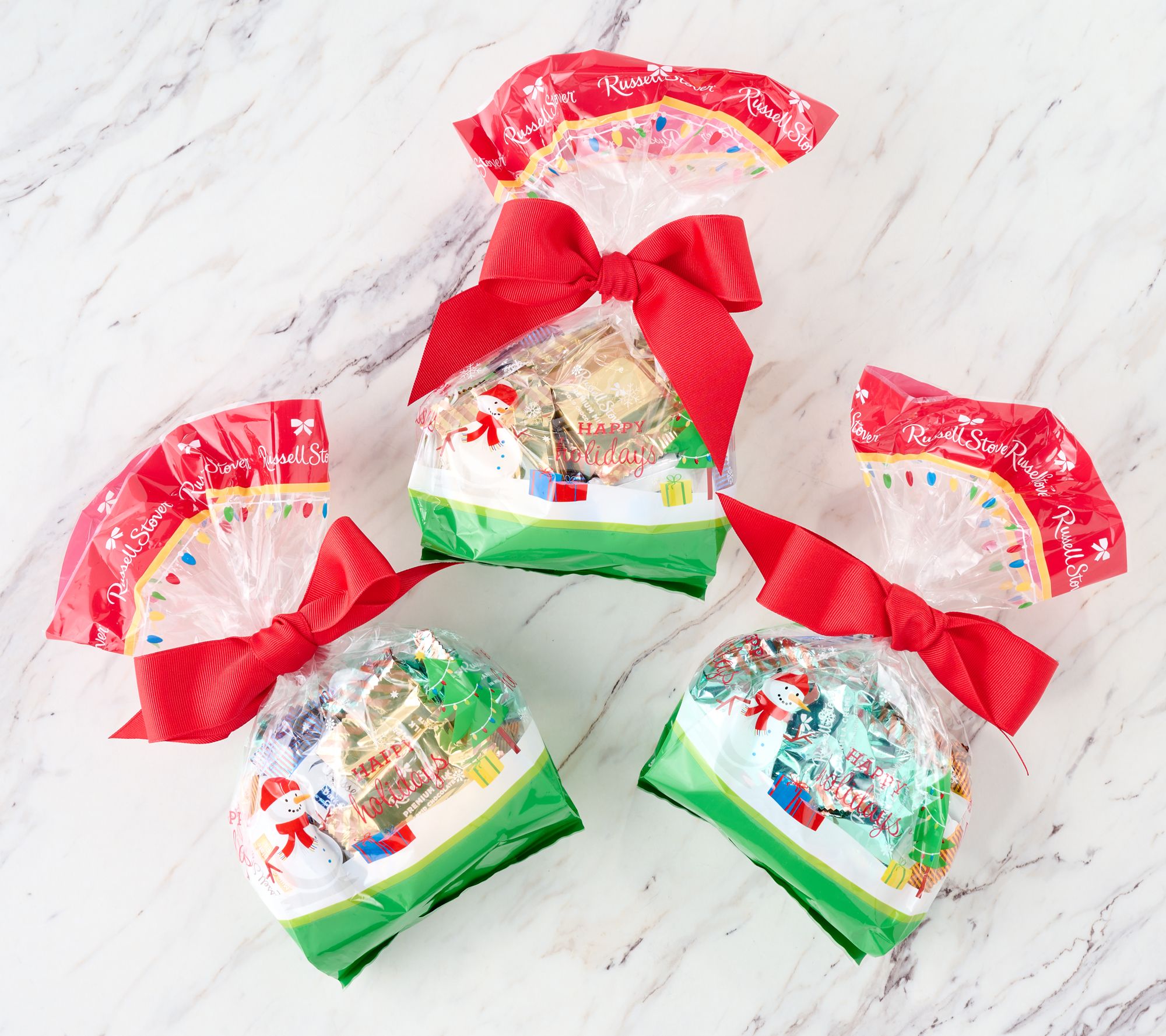 SH11/4 Russell Stover (3) Bags Individually Wrapped Holiday Chocolates