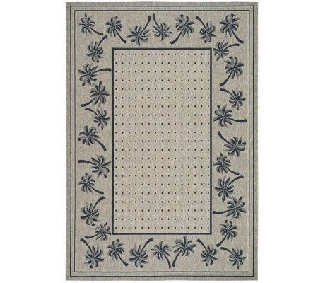 Safavieh Courtyard Palm Garden 5'3" x 7'7" Rug