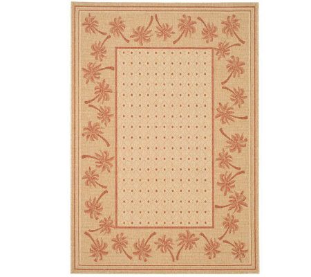 Safavieh Courtyard Palm Garden 5'3" x 7'7" Rug