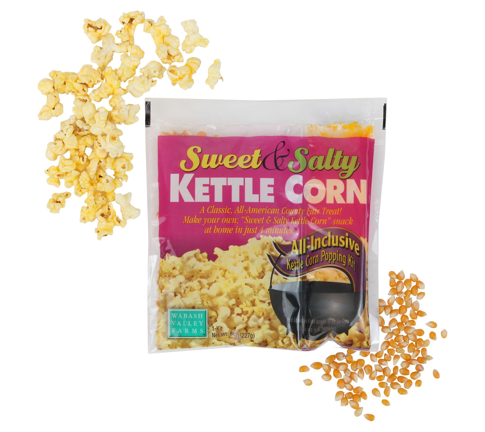 Wabash Valley Farms Kettle Corn Popping Kit Set of 6