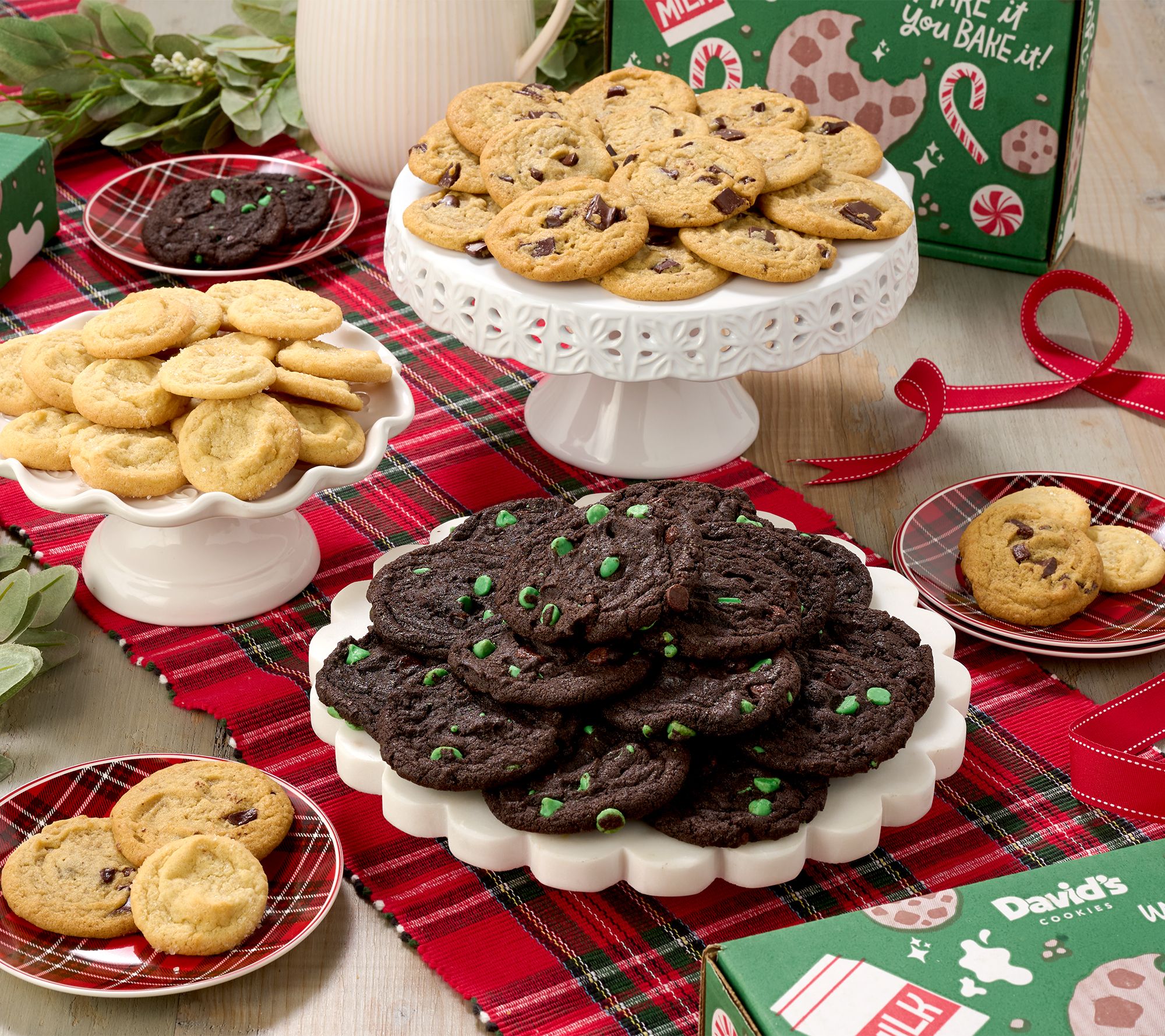  SH11/3  David's Cookies 174 Ct Preformed Holiday Cookie Dough