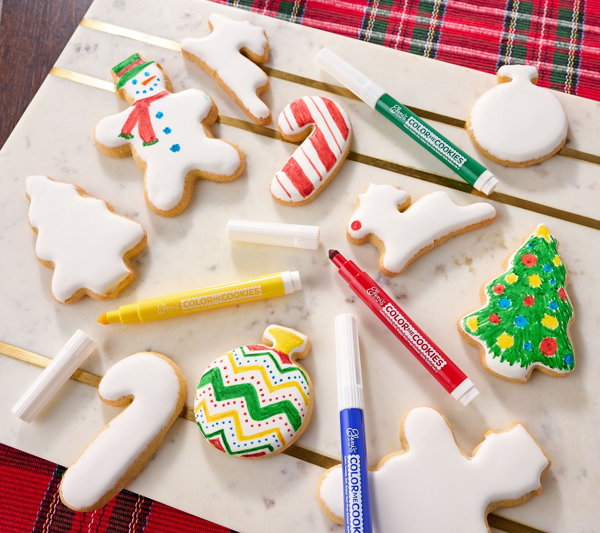 SH11/10 Eleni's Cookies 10ct Holiday DIY Cookie Decorating Kit