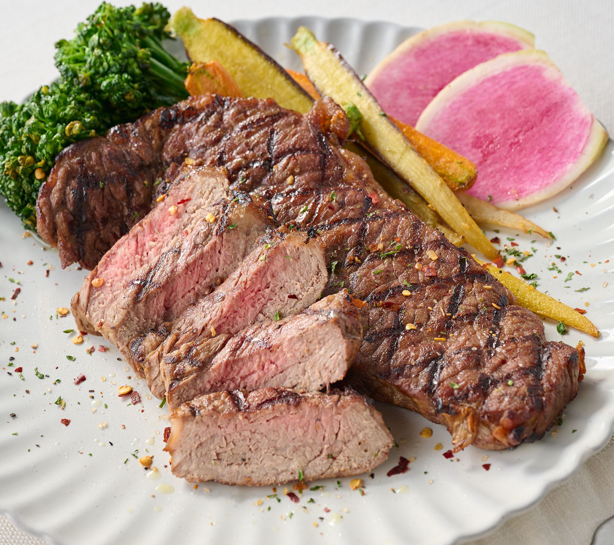 Kansas City Steak Co. (6) 10-oz Strip Steaks