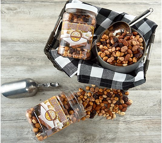 Germack (2) 15 oz. Jars of Backyard Gourmet Nut Mix Auto-Delivery