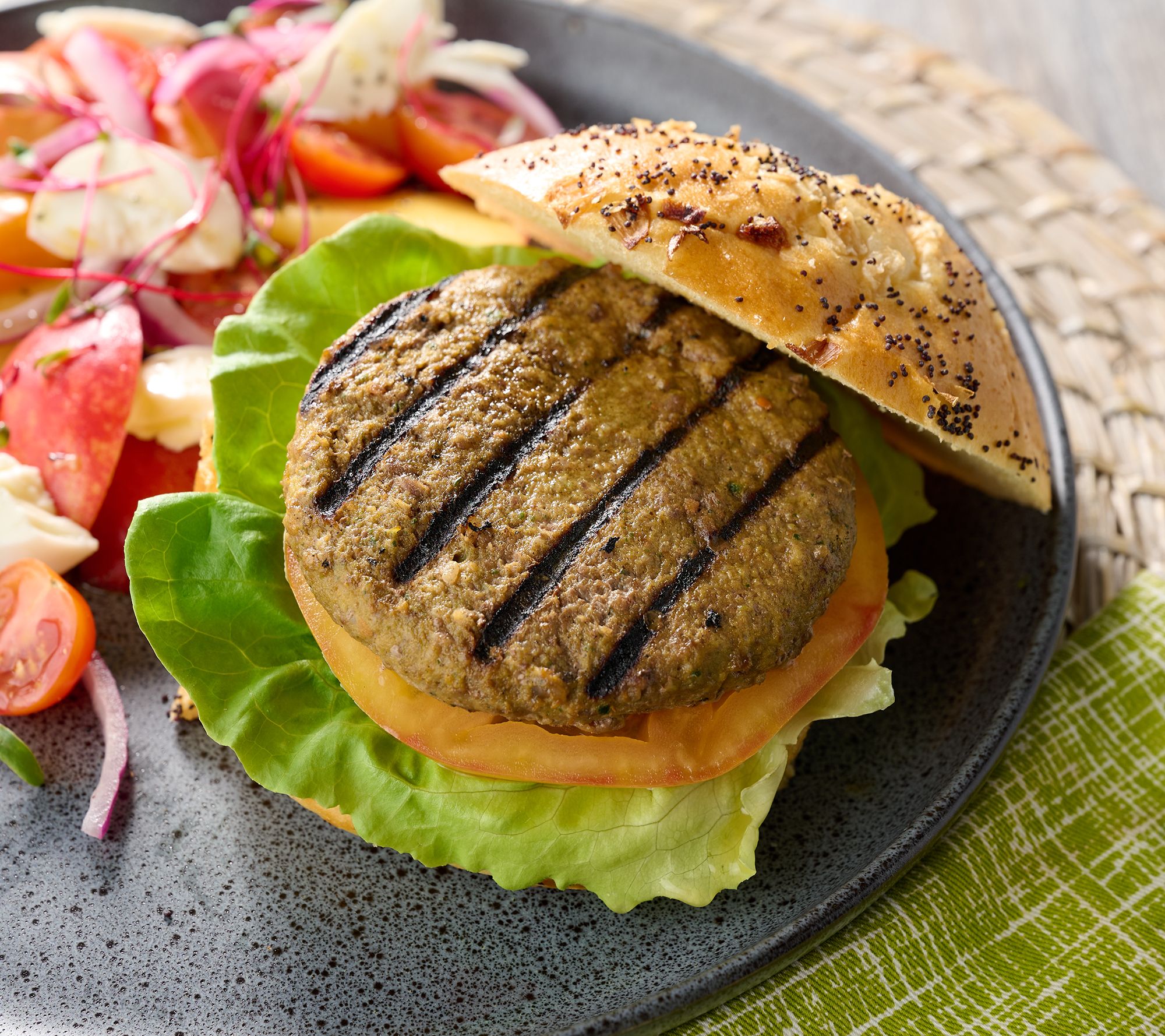 Grateful Eats (10) or (20) 4oz Beef & Veggie Blend Burger Patties