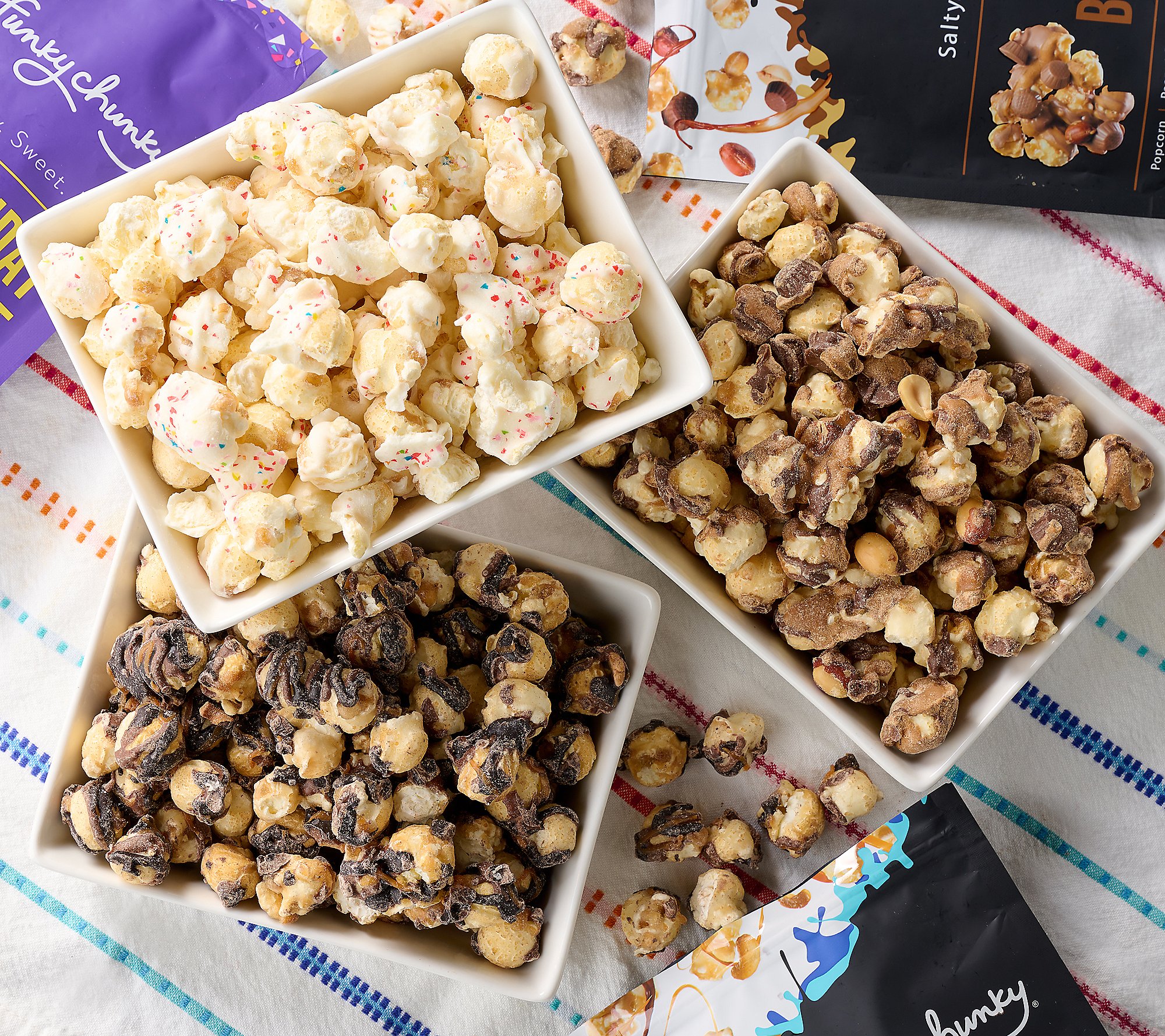 Funky Chunky (6) 5-oz Bags of Gourmet Popcorn