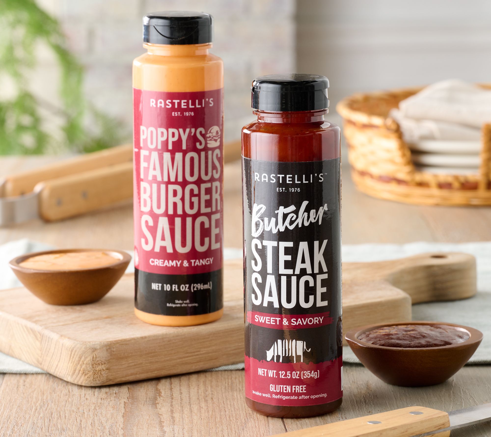 Rastelli's S/2 Signature Steak Sauce & Poppy's Burger Sauce