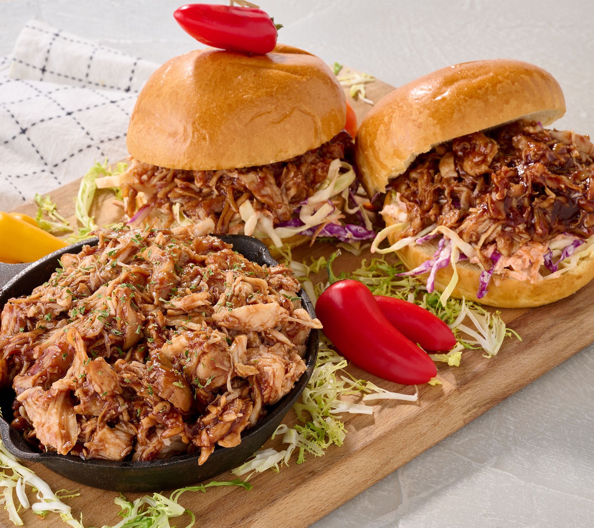 Corky's BBQ 4-lbs Pulled Chicken With Choice of BBQ Sauce