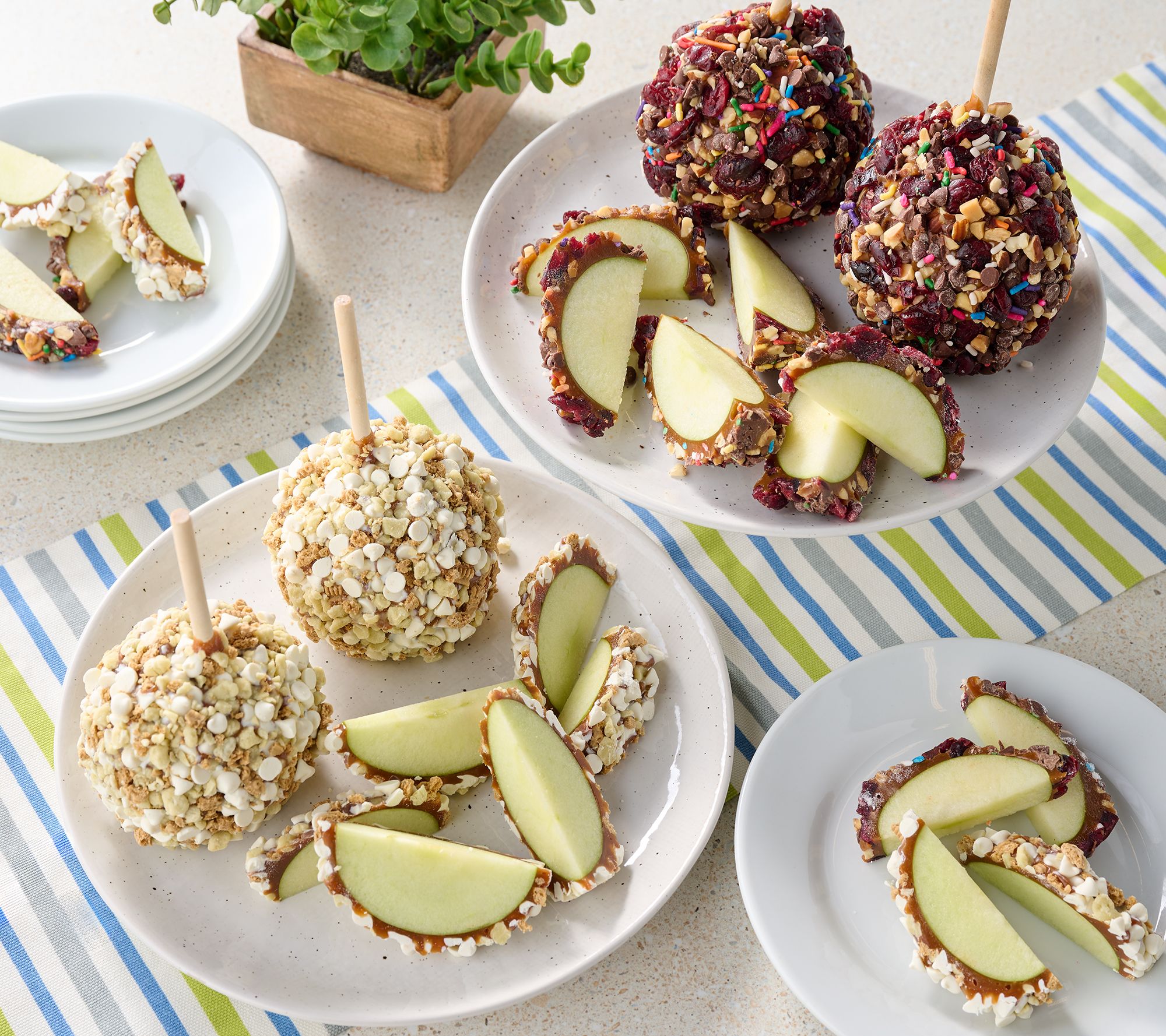 Mrs. Prindables 6pc Individual Spring Treats Caramel Apple Assortment