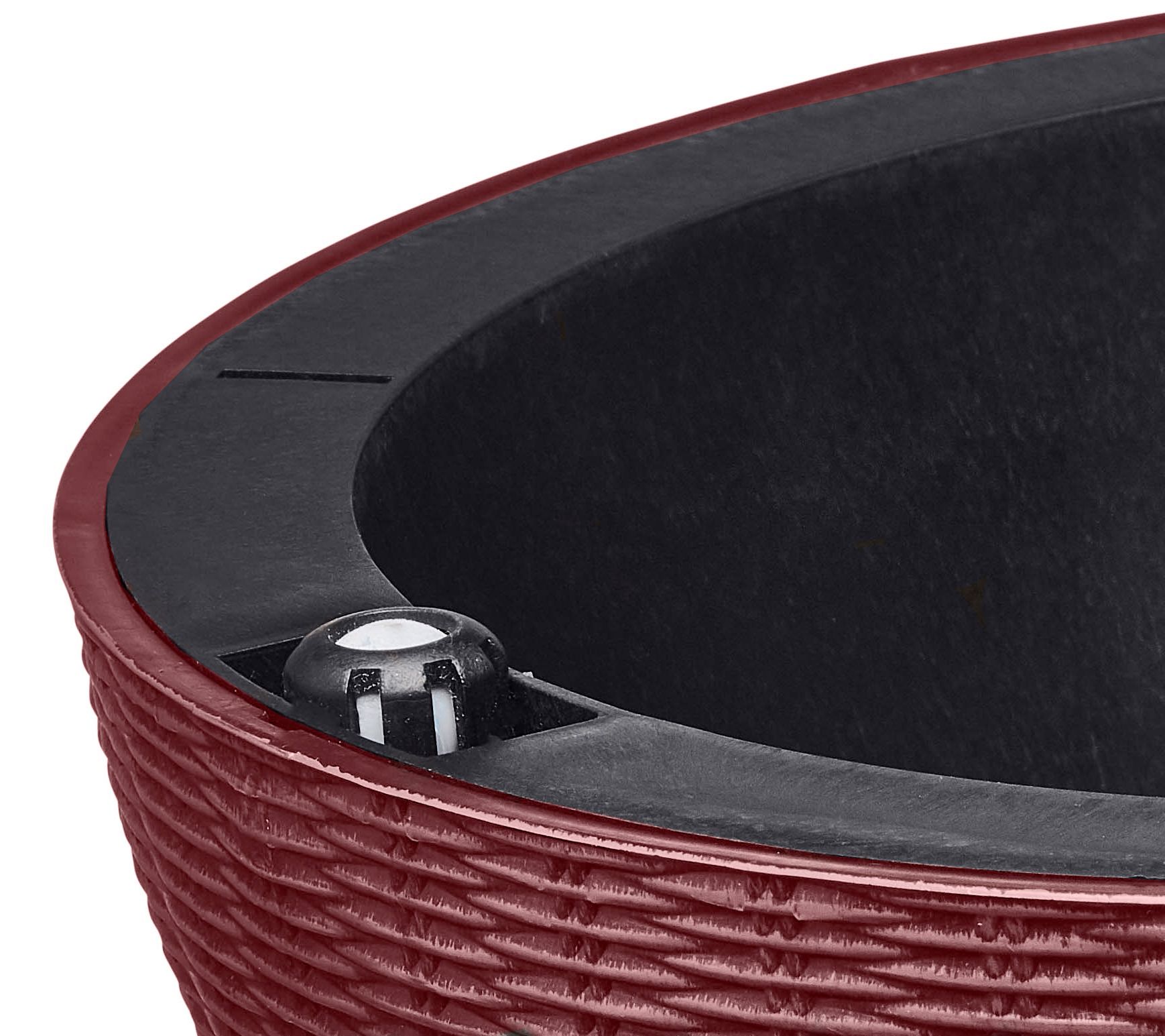 Southern Patio 13" Magic Pot Hanging Planter with Weave Finish