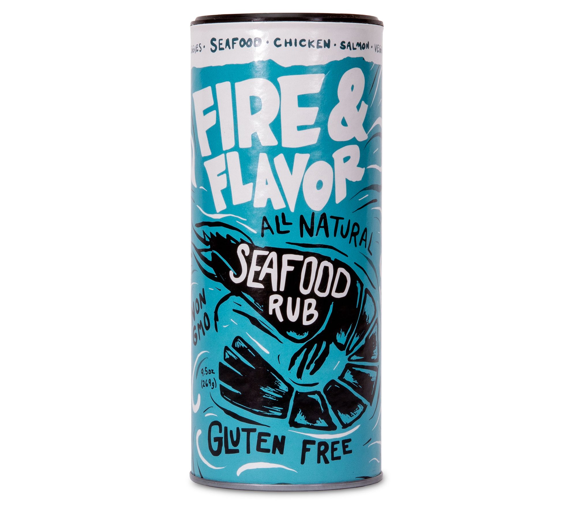 Fire & Flavor 9.5-oz Seafood Rub