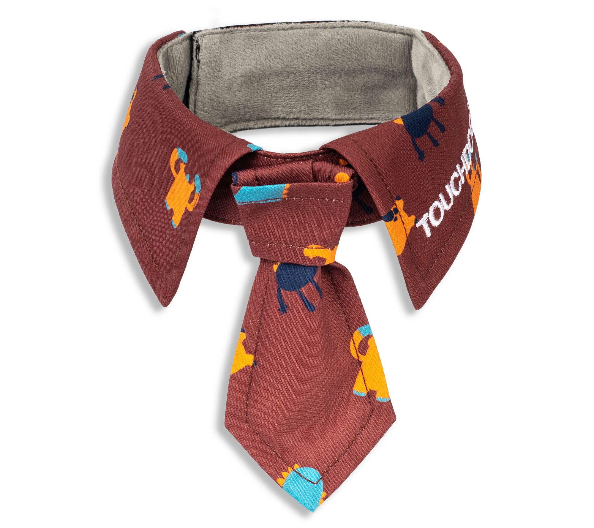 Touchcat Red Pattern Adjustable Fashion Dog Necktie