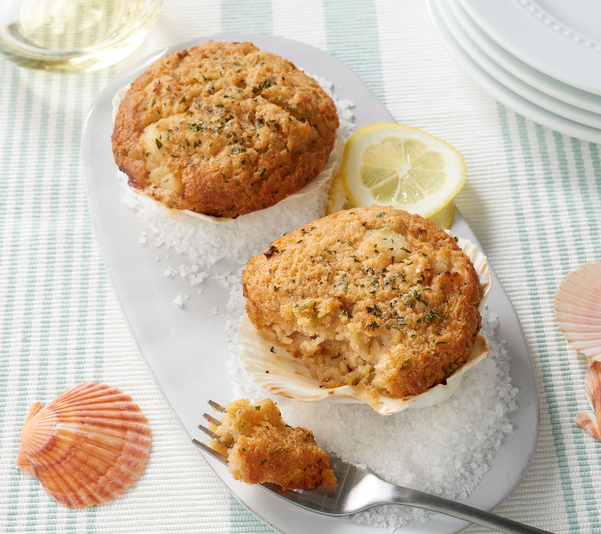 Egg Harbor (10) 6oz Seafood Stuffed Scallop Shells Auto-Delivery