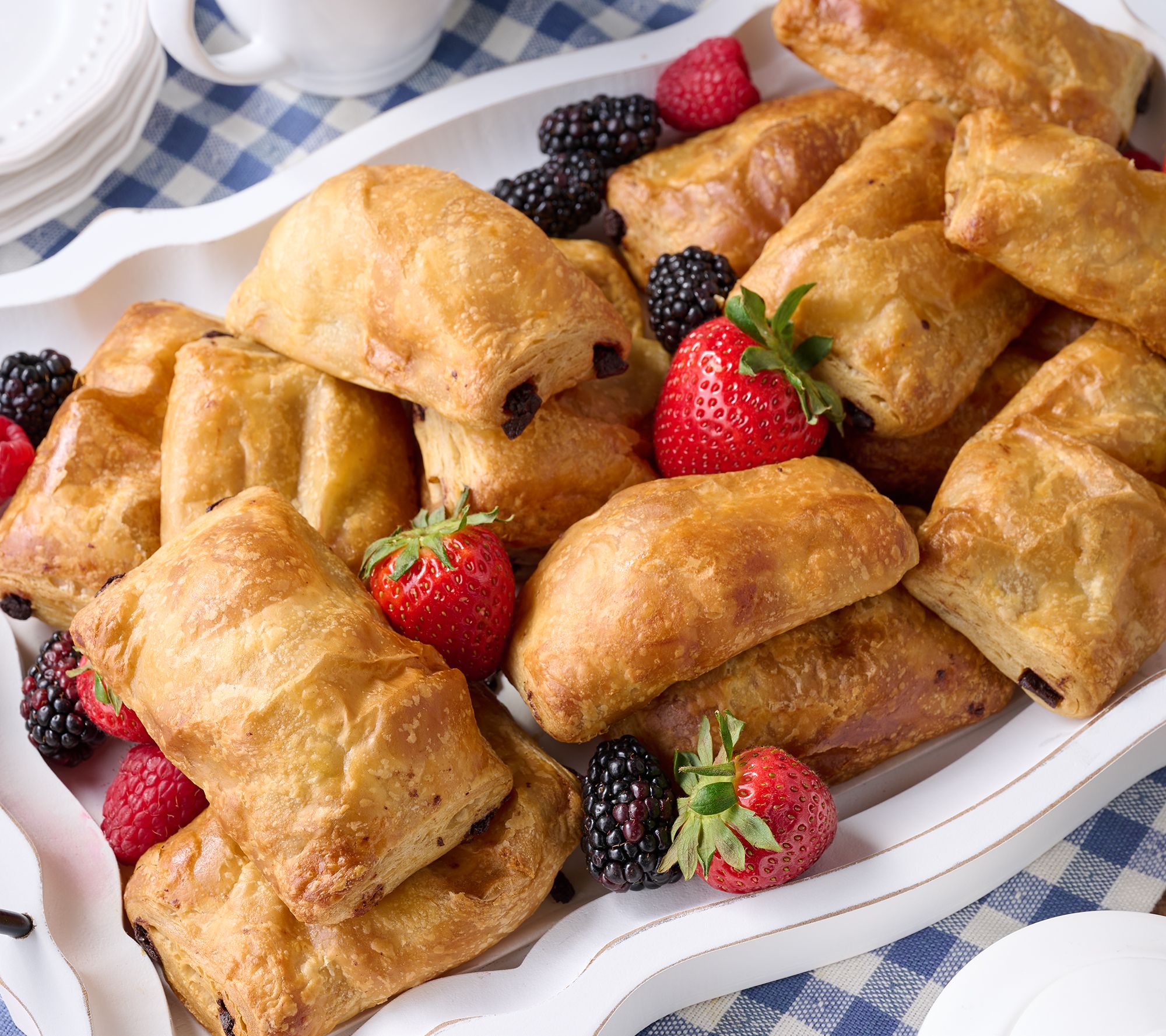 Authentic Gourmet (12) Large French Chocolate Croissants