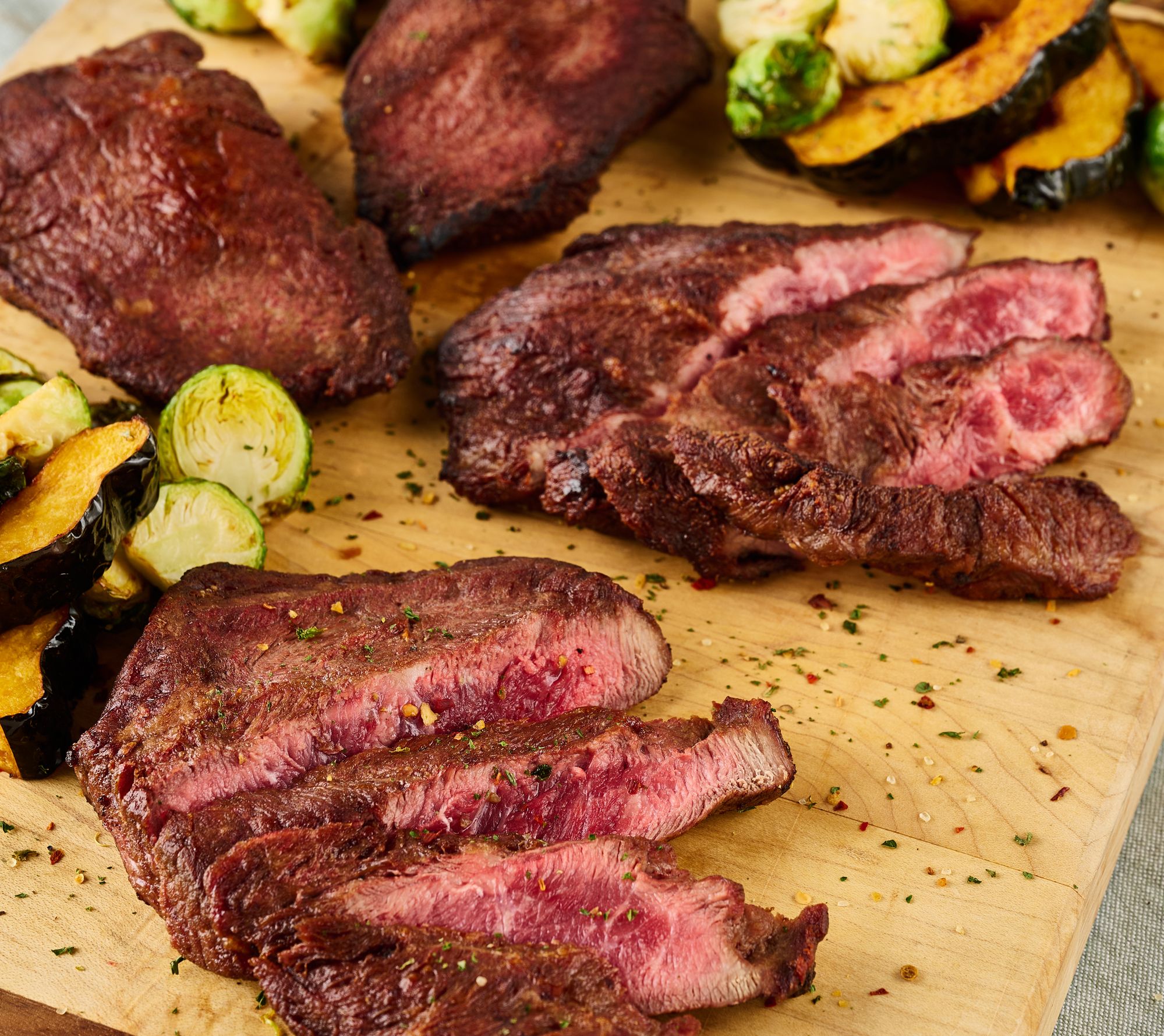 Rastelli's (8) 8-oz Black Angus Flat Iron Steaks