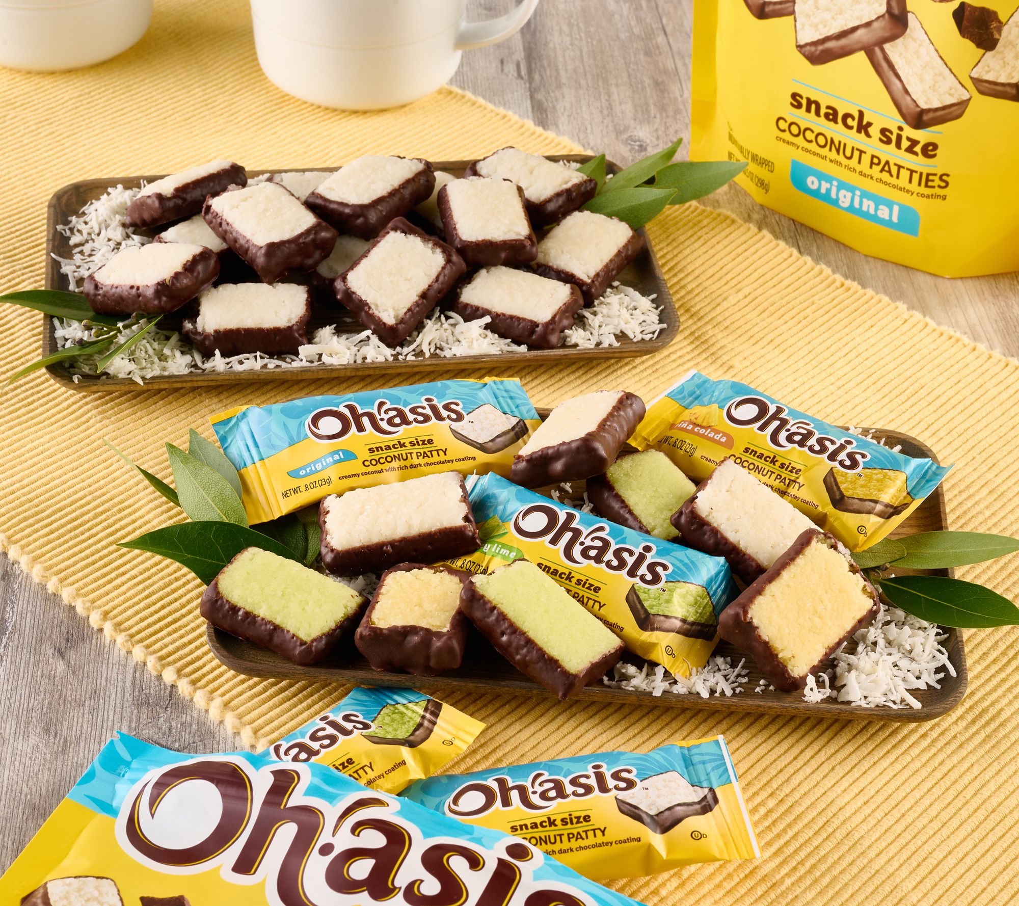 Oh!asis 26 Individually Wrapped Snack Size Coconut Patties