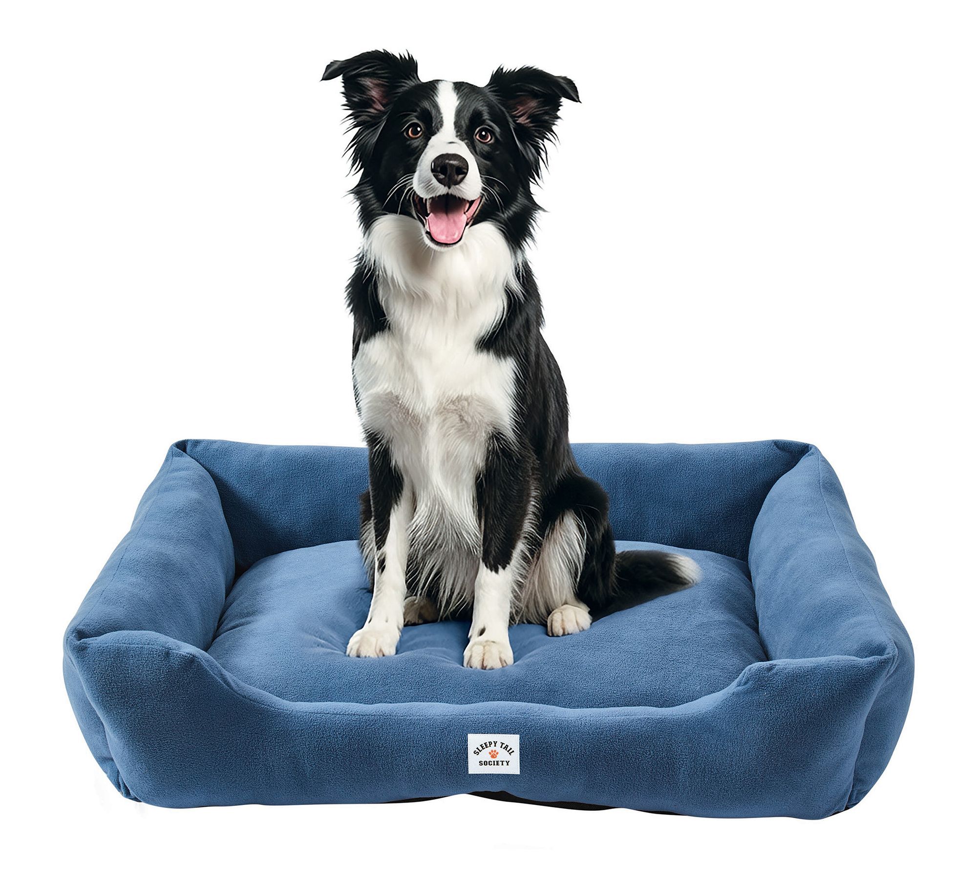 Sleepy Tail Society Paws Fleece Cuddler X-Large Pet Bed