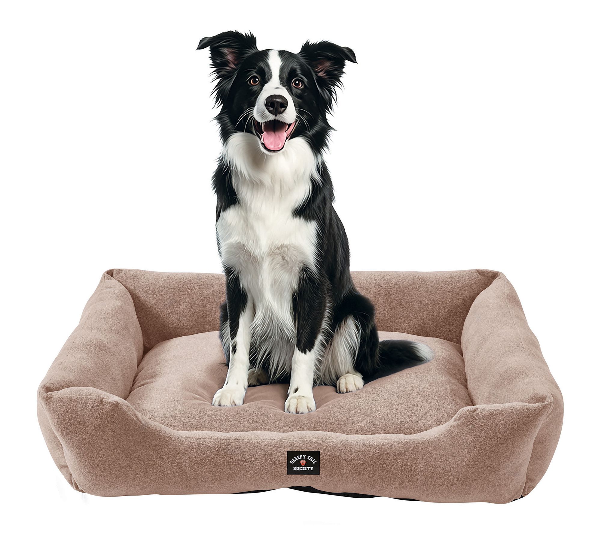 Sleepy Tail Society Paws Fleece Cuddler X-Large Pet Bed