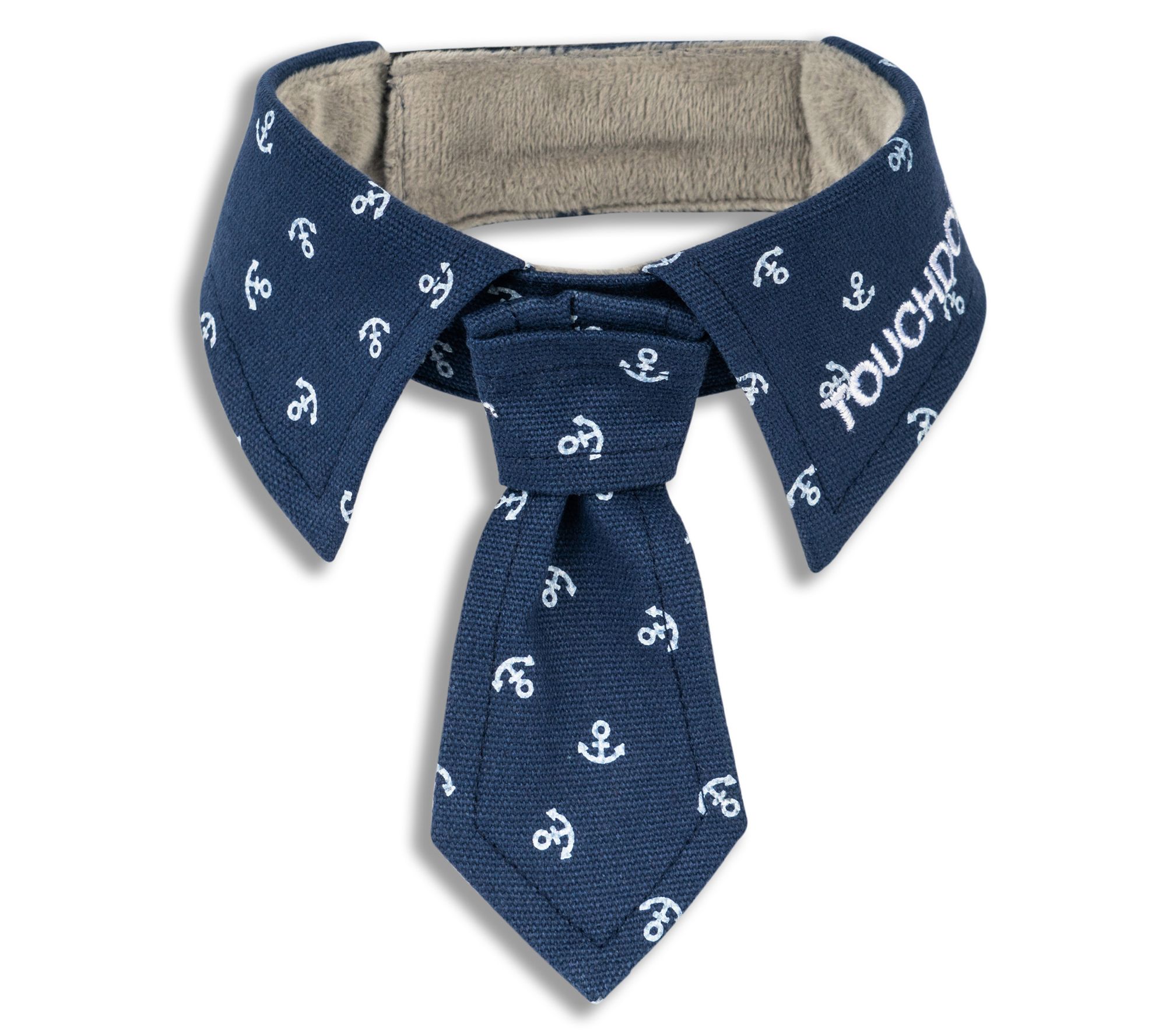 Touchcat Navy Pattern Adjustable Fashion Dog Necktie