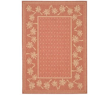 Safavieh Courtyard Palm Garden 2'7" x 8'2" Rug