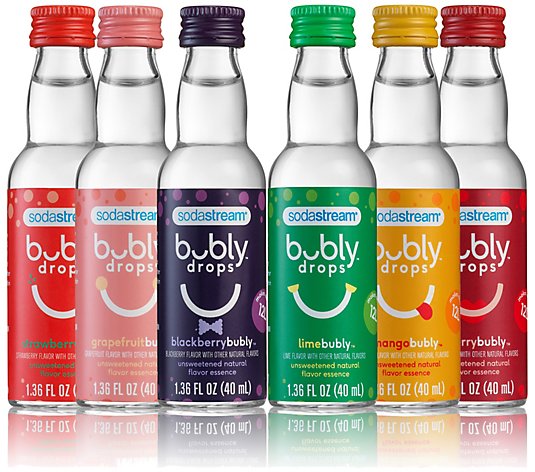 SodaStream Variety 6-Pack Original Bubly