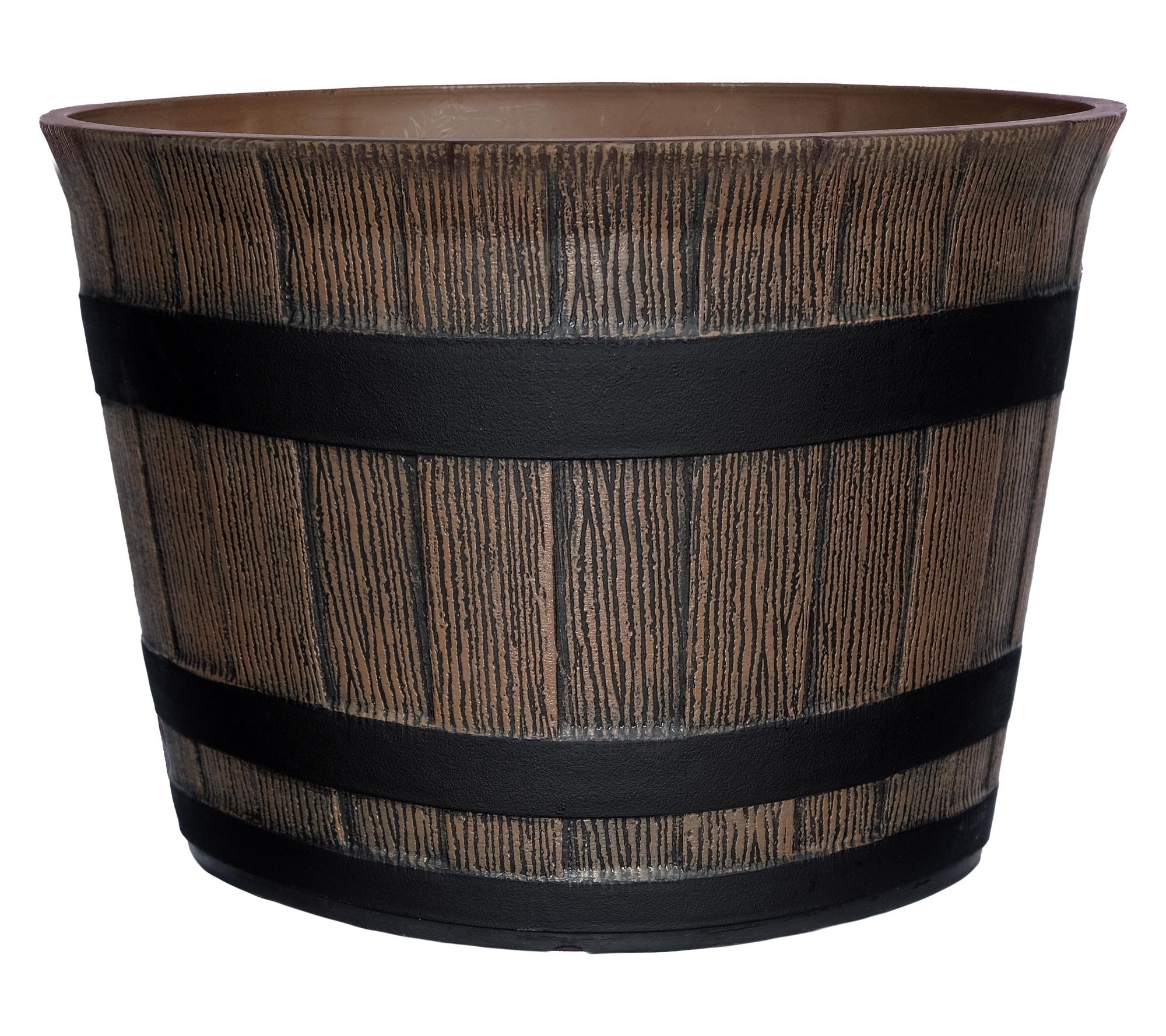 Roberta's 16" Jumbo Single Whiskey Barrel Planter