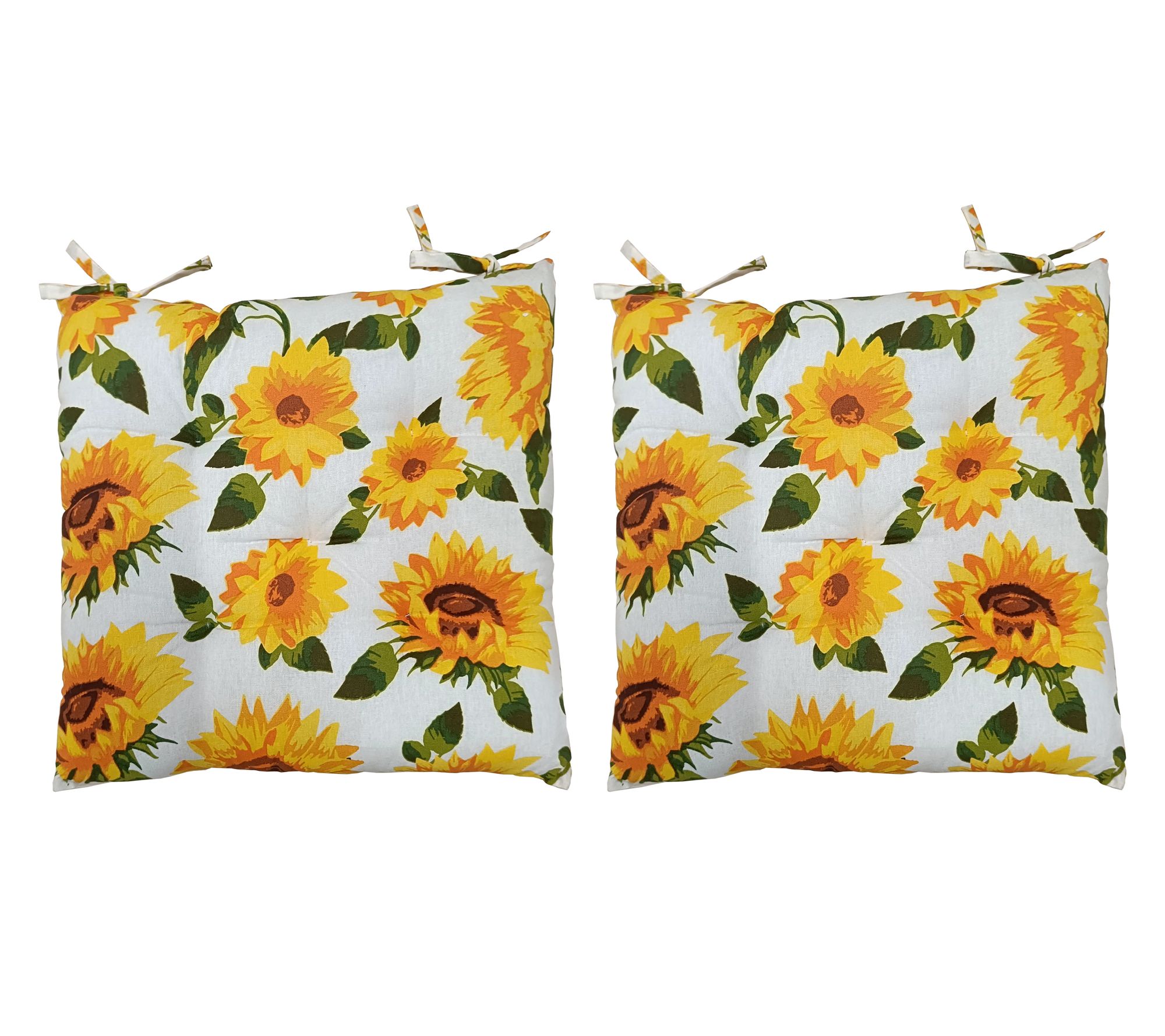 "As Is" Temp-tations Outdoors Set/2 Indoor Outdoor Seat Cushions