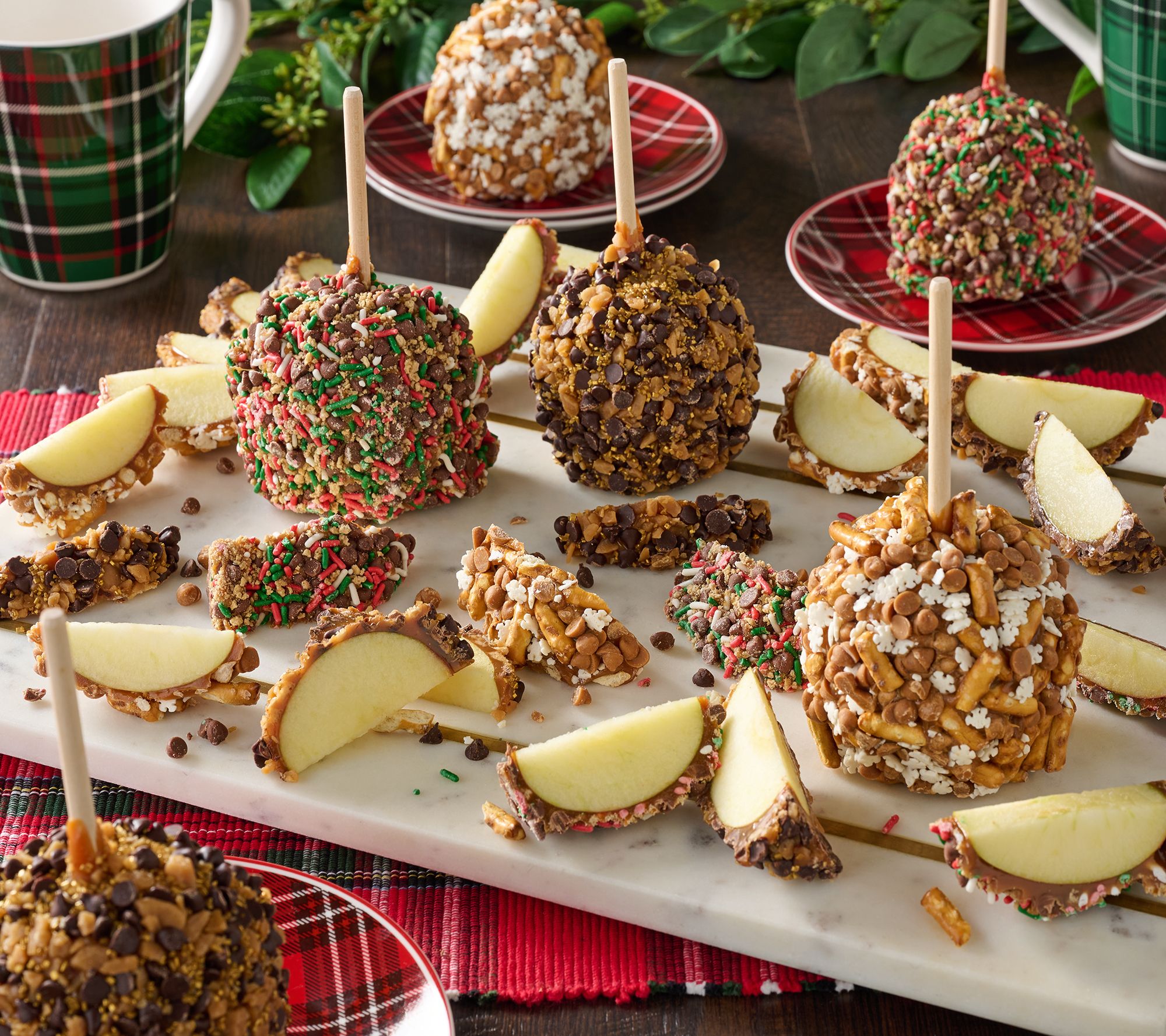 Mrs. Prindables 9pc Individual Holiday Sweet & Salty Pink Lady Apples