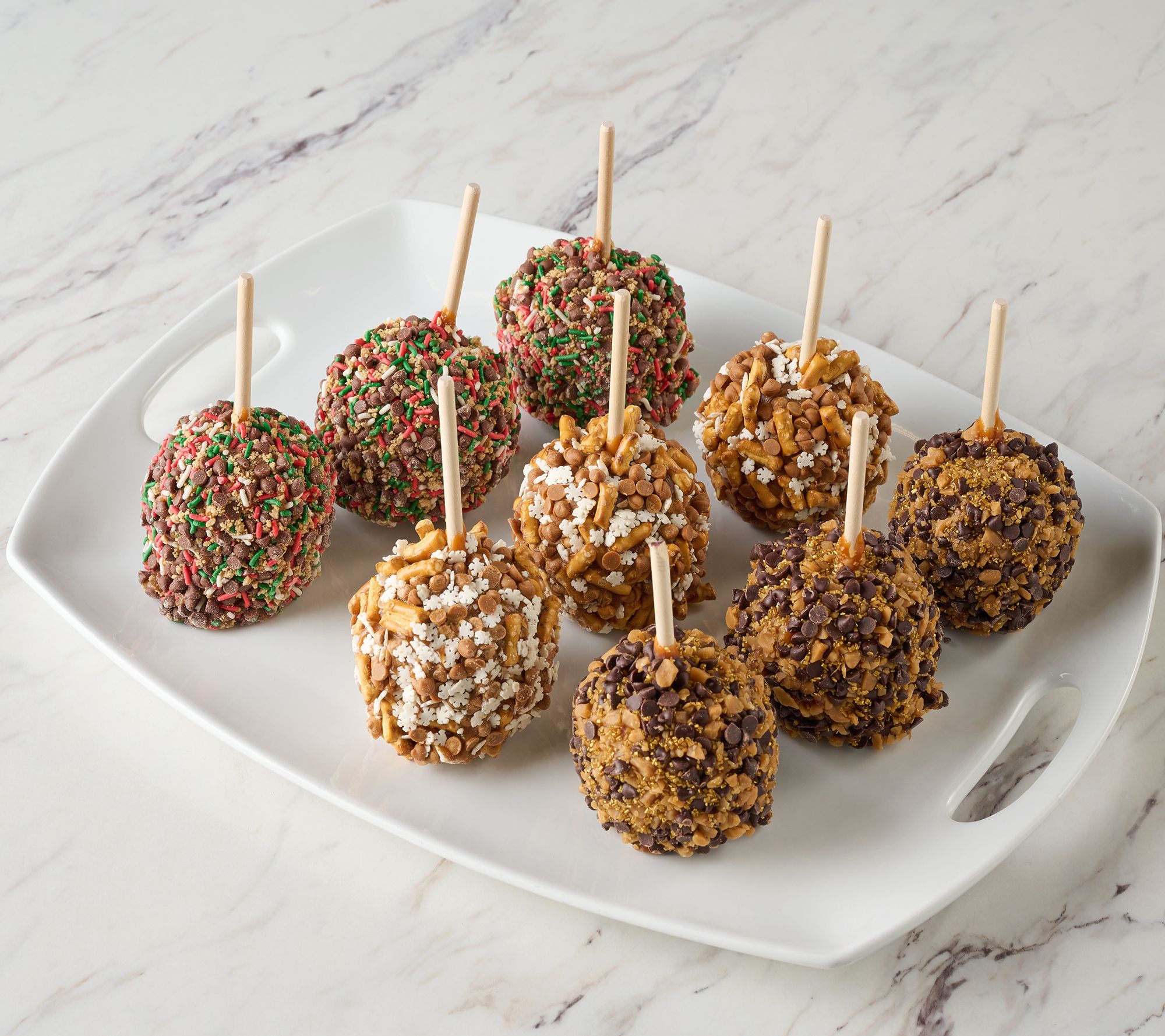 Mrs. Prindables 9pc Individual Holiday Sweet & Salty Pink Lady