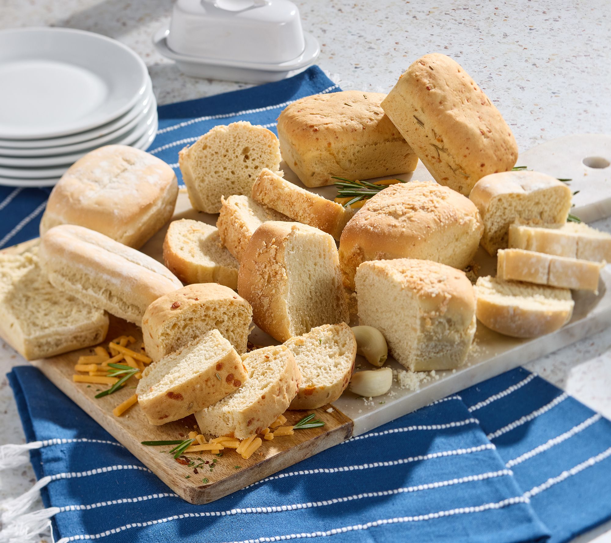  Bread & Bread (15) 3.2oz Fresh Baked Mini Sourdough Bread Loaves