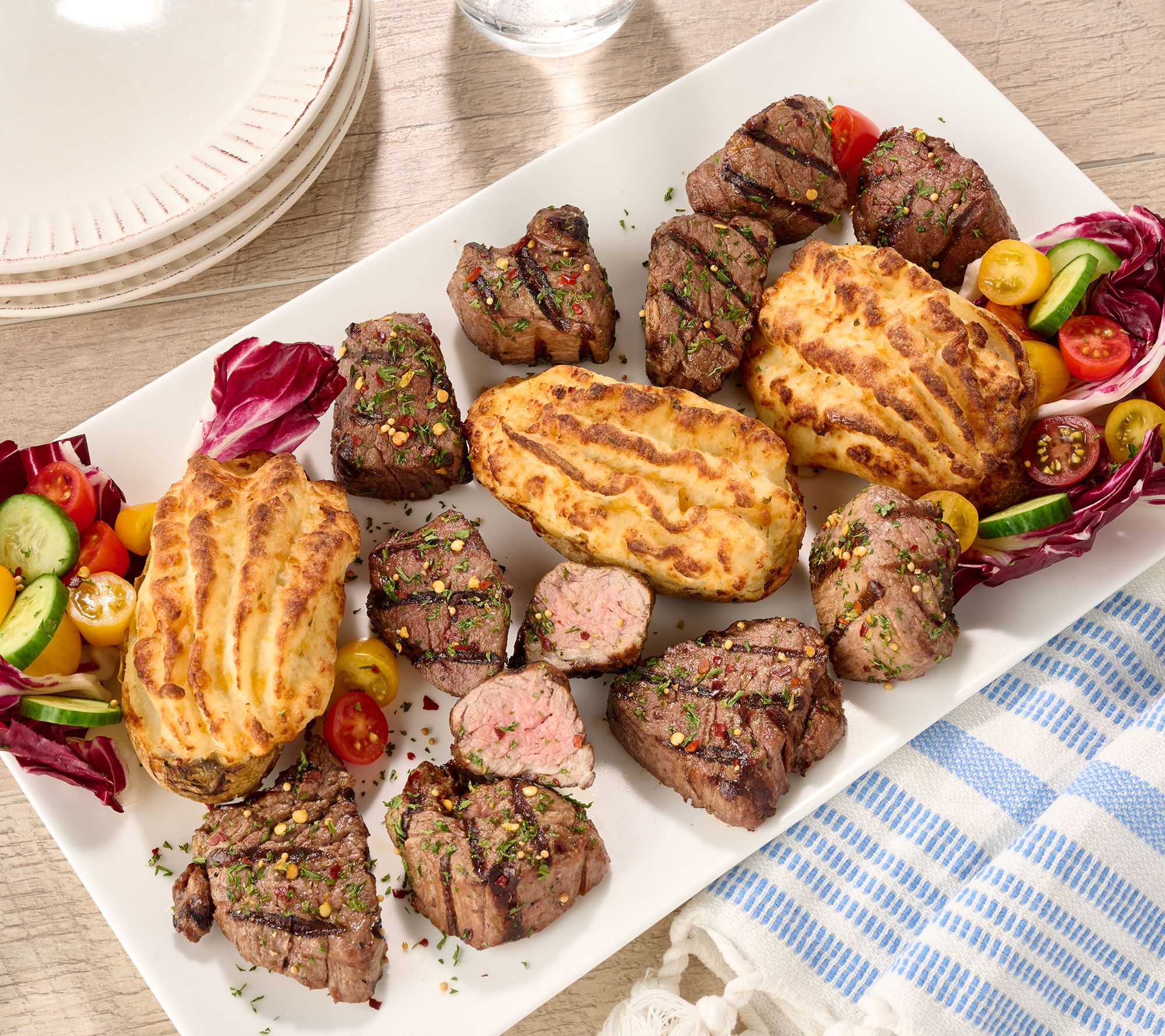 Kansas City Steak Co. (12) 2-oz Filet Medallions & (6) Potatoes