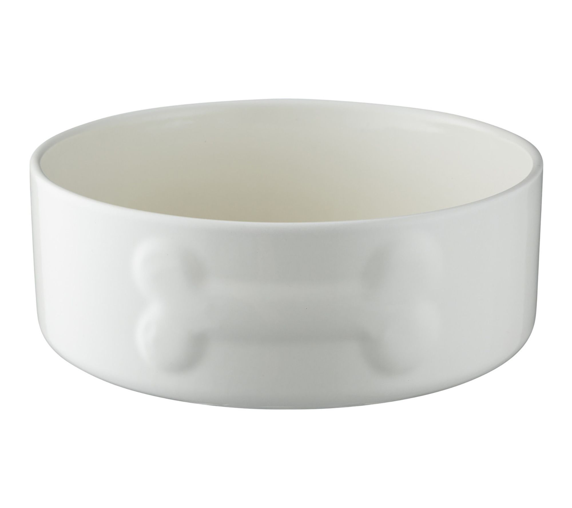 Mason Cash Embossed Bone 50.7oz Dog Bowl