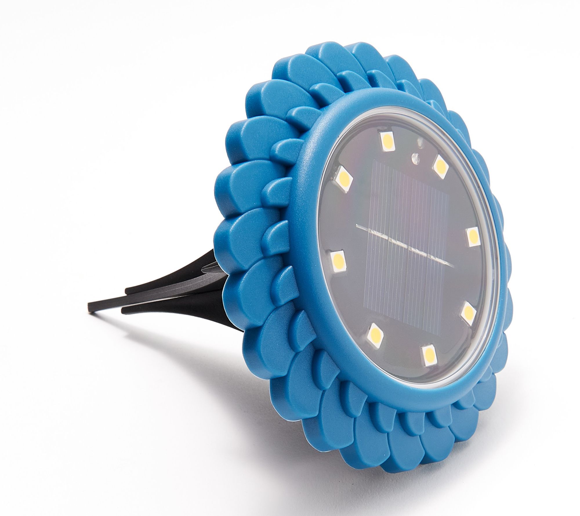 "As Is" Marigold Set of 6 Flower Bloom Decorative Solar Lights