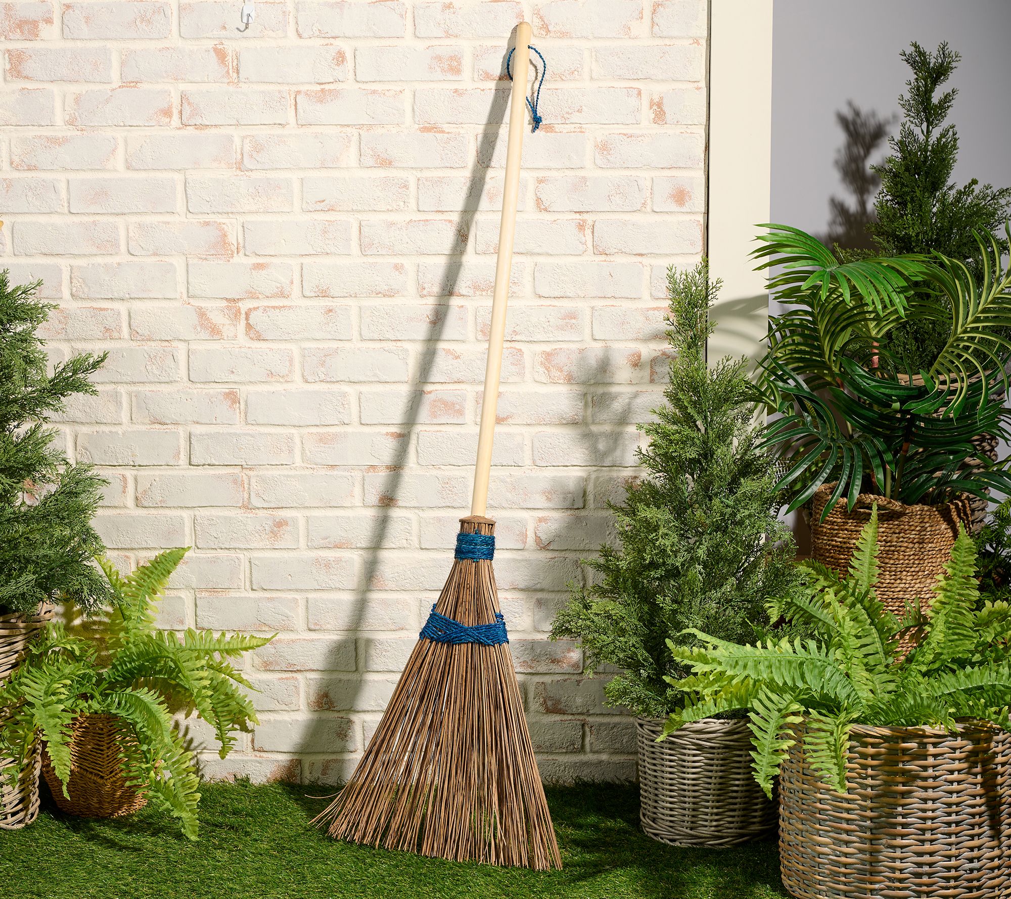 As Is Ultimate Innovations Coconut Palm Outdoor Broom