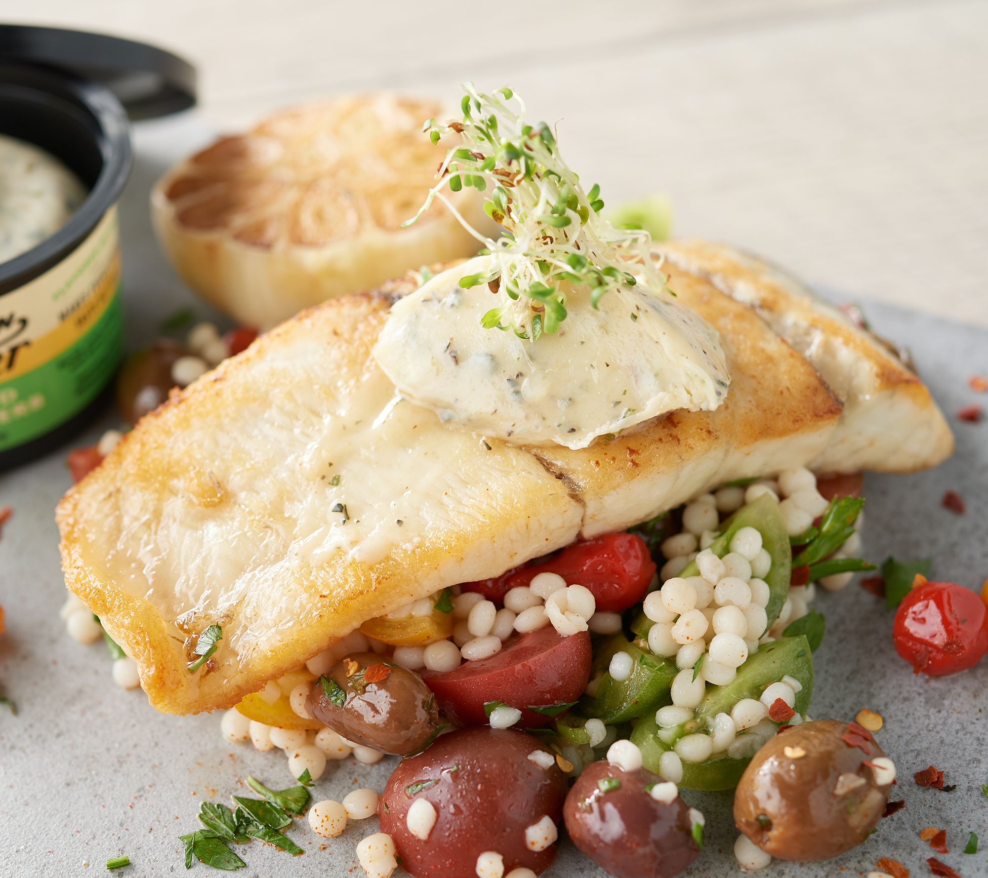 Australis (8) 6oz Center-Cut Barramundi Seabass Filet w/ 3.5oz Butter