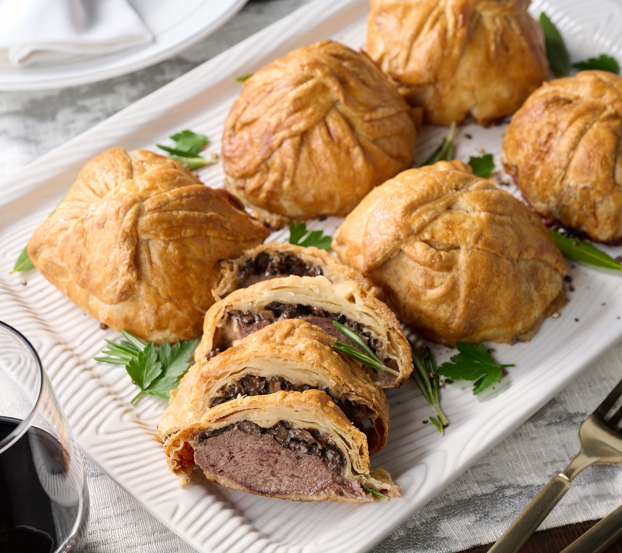 Rastelli's (6) 8-oz Filet Mignon Beef Wellington