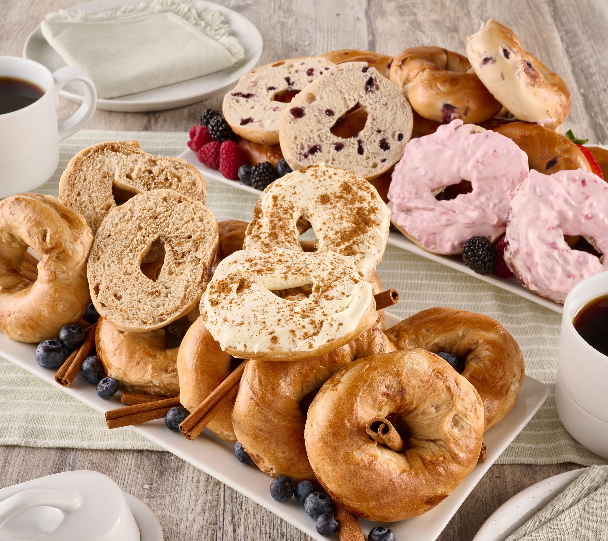 Just Bagels (24) 2oz. Mini Bagels Choice of Flavor Auto-Delivery