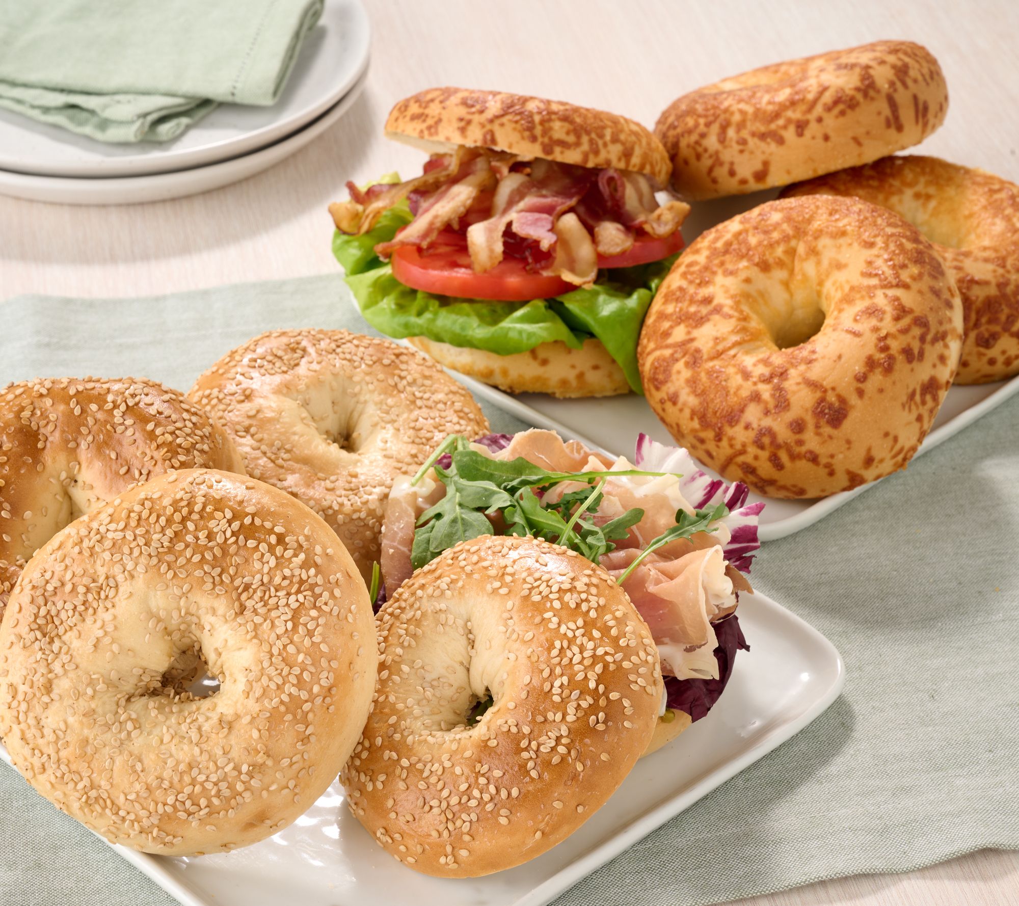 Just Bagels (24) 4oz. NYC Bagels in Choice of Flavor