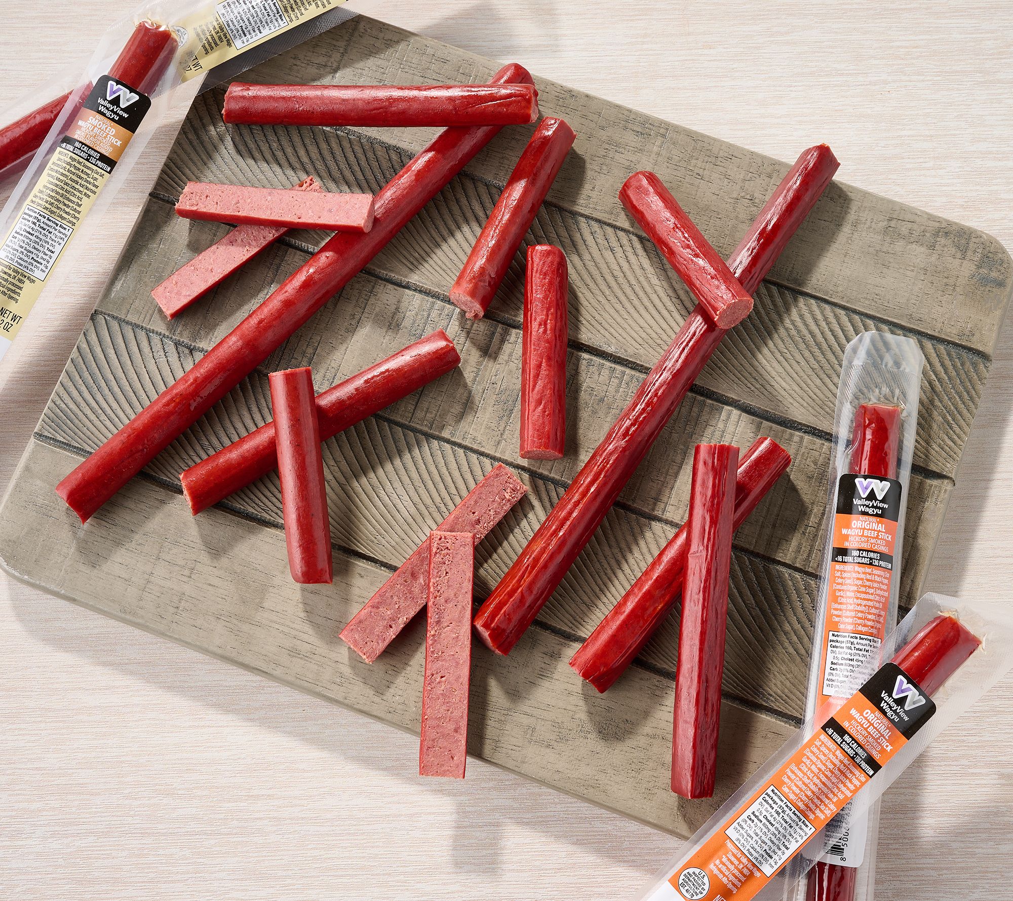 Valley View (8) 2-oz Original or Garlic Onion Wagyu Sticks