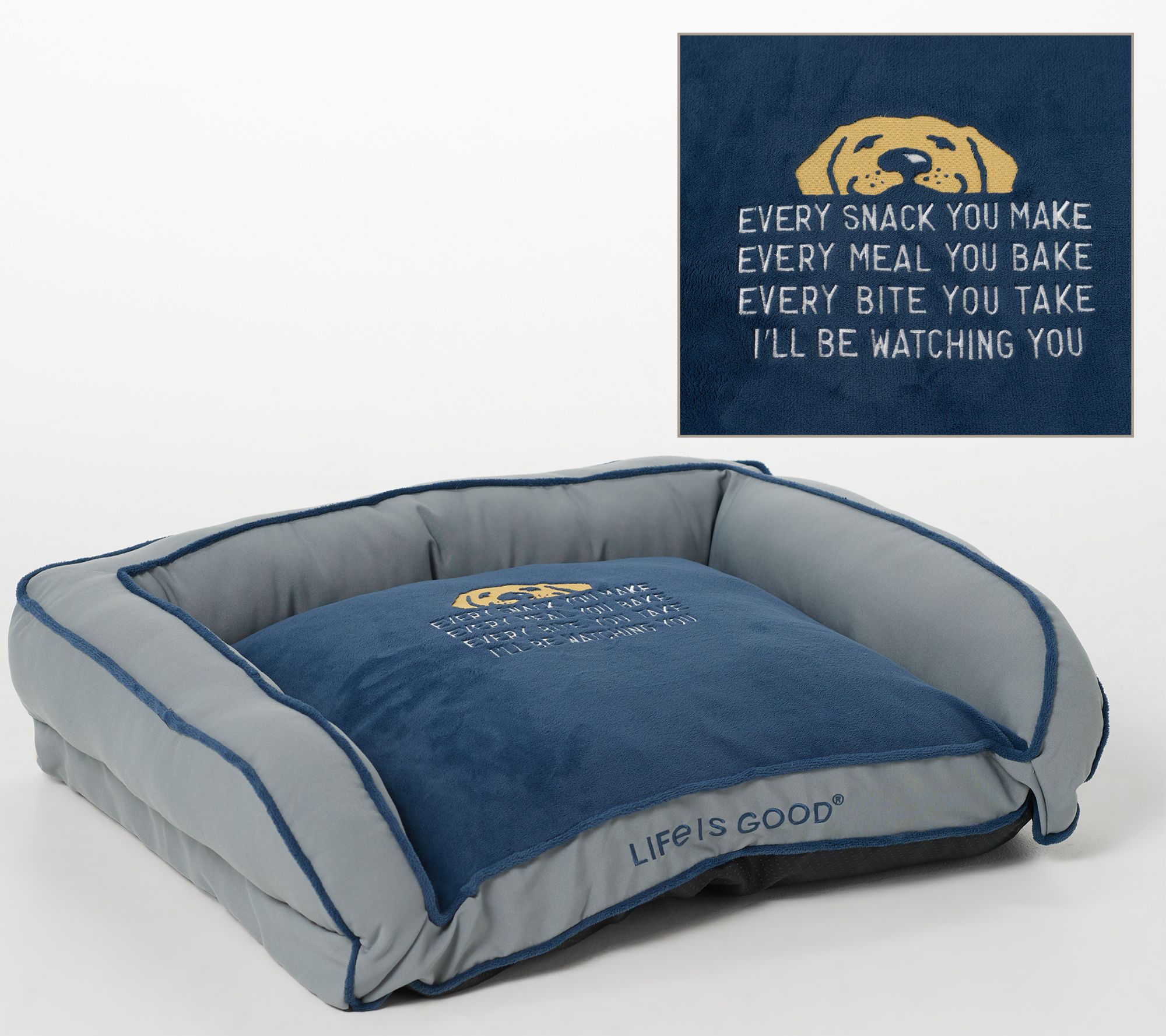 as-is-life-is-good-small-lounger-pet-bed-qvc